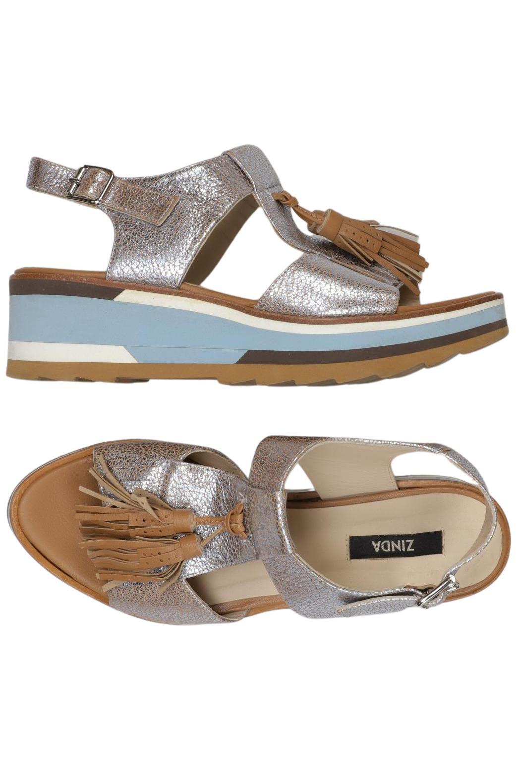 

Zinda Damen Sandale, silber, Gr. 37