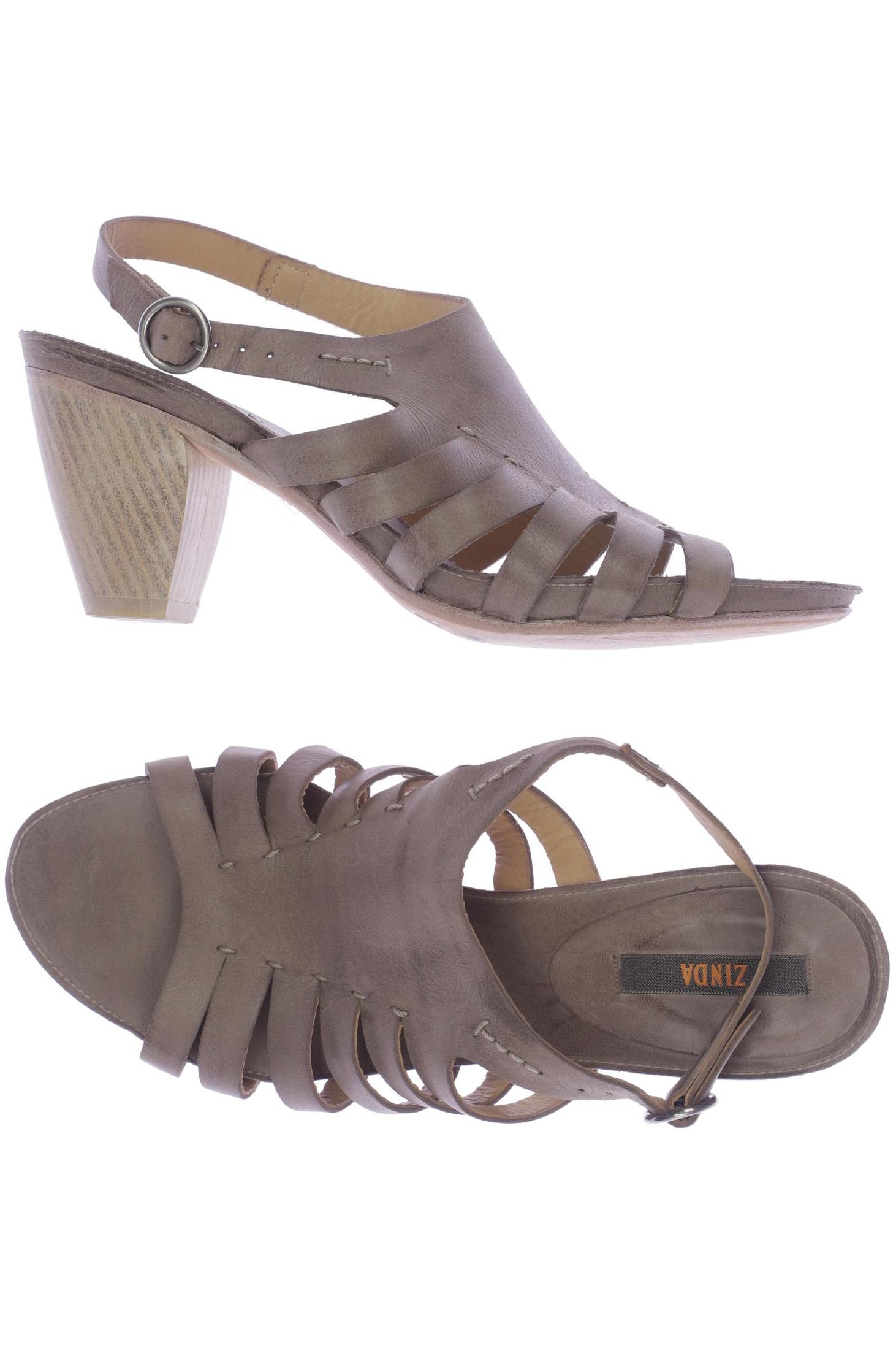 

Zinda Damen Sandale, beige, Gr. 38