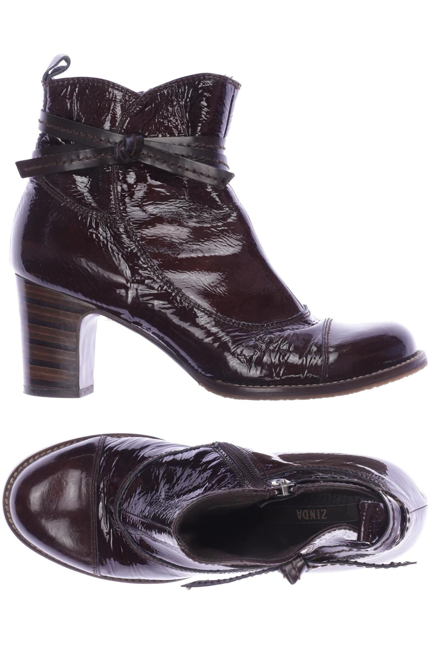 

Zinda Damen Stiefelette, bordeaux, Gr. 38