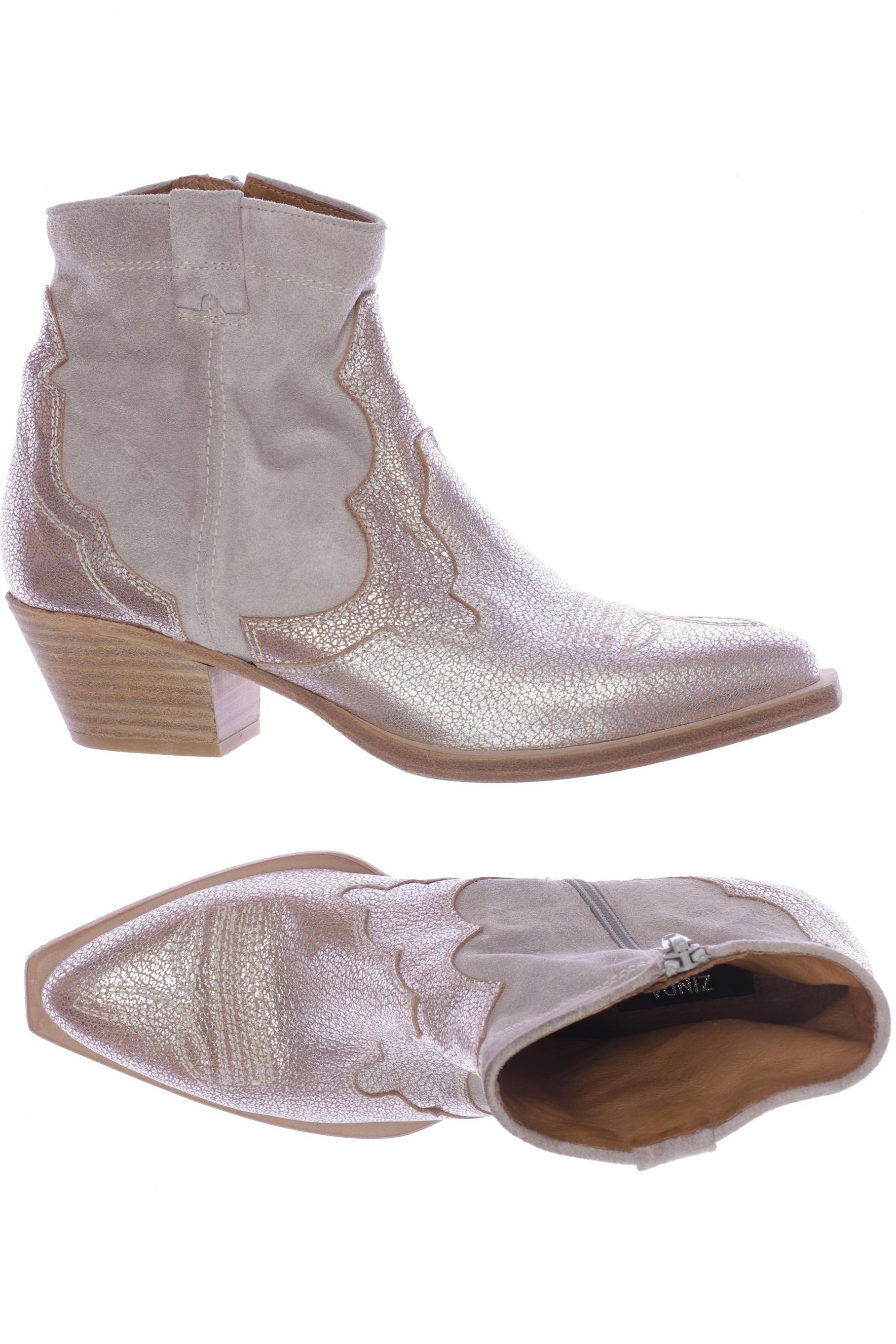 

Zinda Damen Stiefelette, beige, Gr. 40