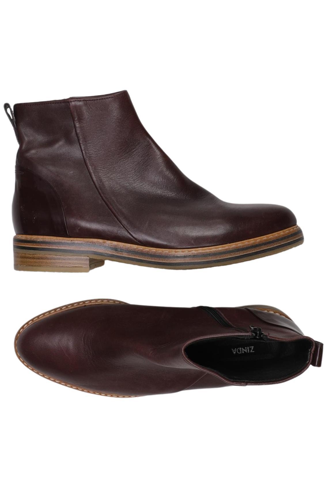 

Zinda Damen Stiefelette, bordeaux, Gr. 38