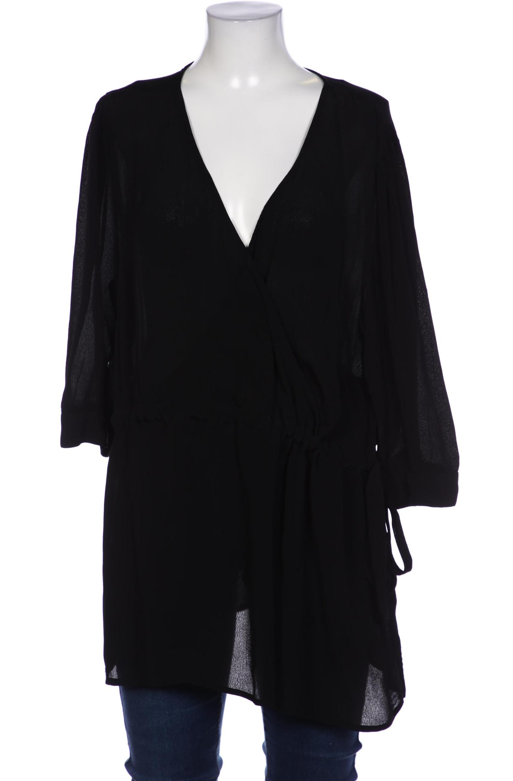 

Zizzi Damen Bluse, schwarz, Gr. 38