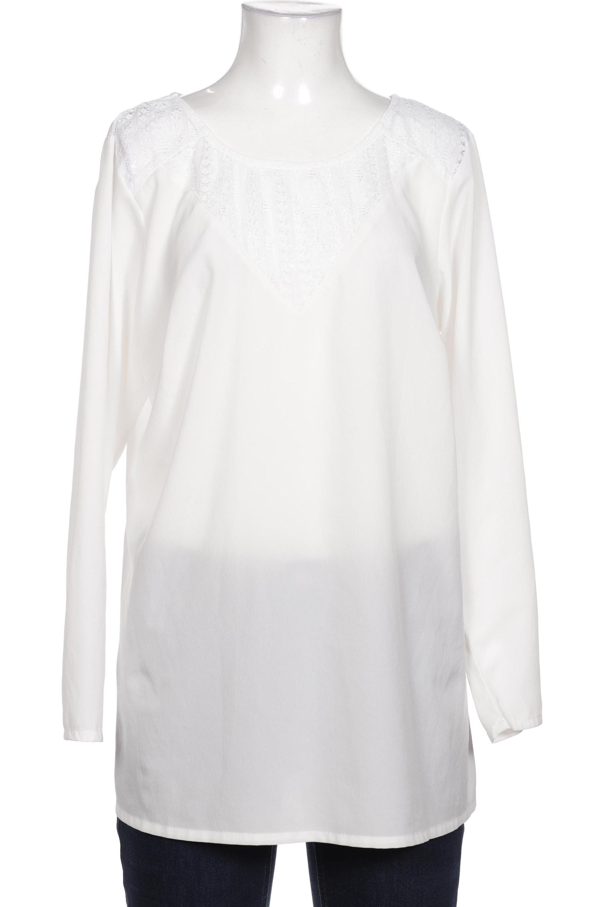 

Zizzi Damen Bluse, weiß, Gr. 36
