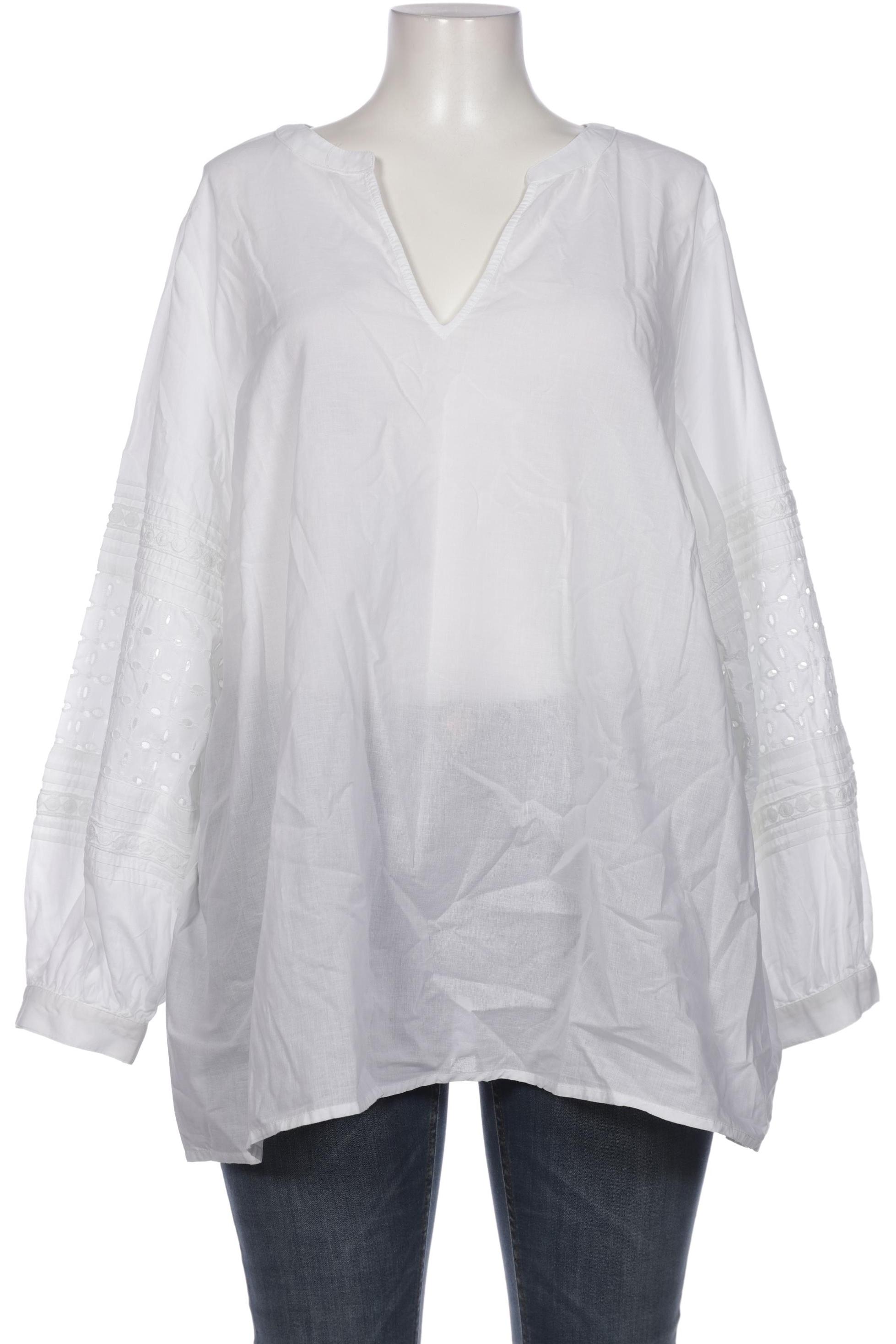 

Zizzi Damen Bluse, weiß, Gr. 44