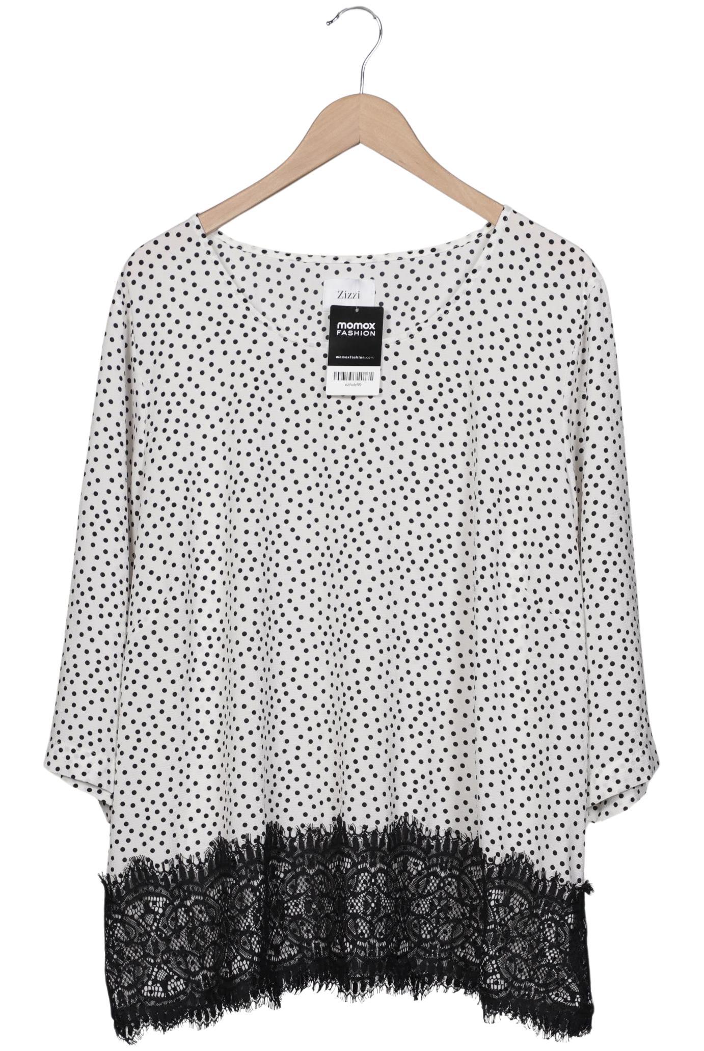 

Zizzi Damen Bluse, schwarz, Gr. 42