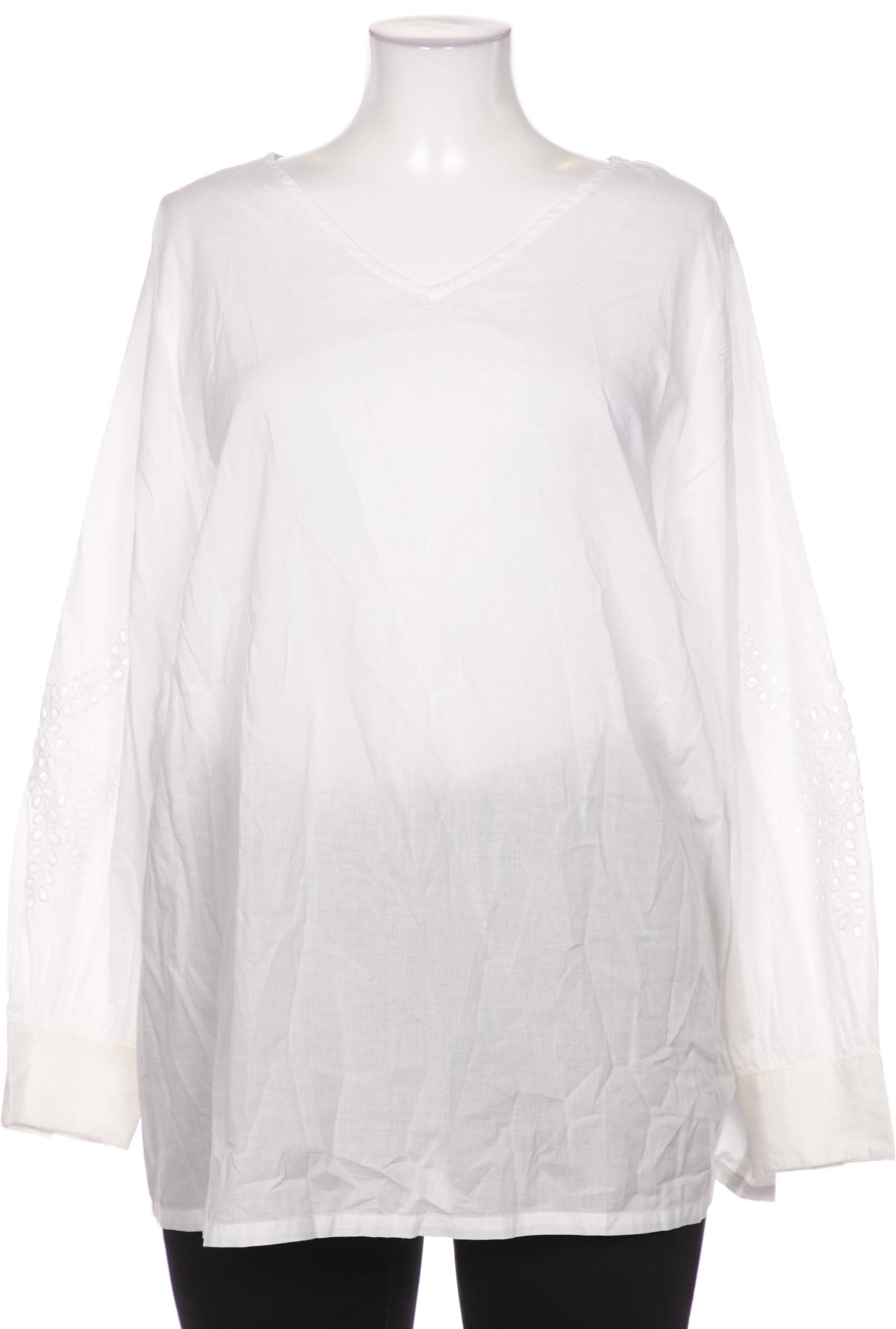 

Zizzi Damen Bluse, weiß, Gr. 42