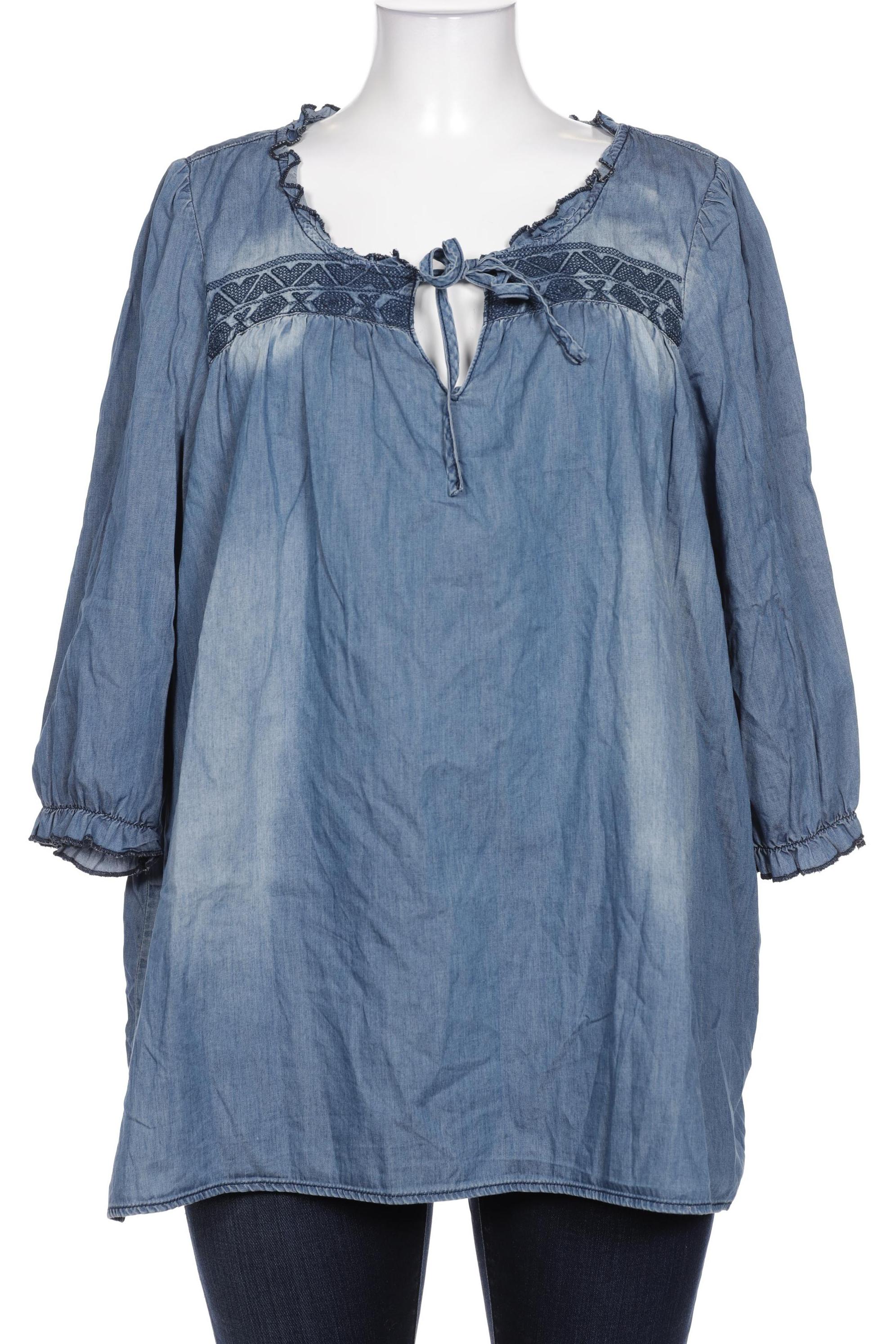 

Zizzi Damen Bluse, blau, Gr. 42