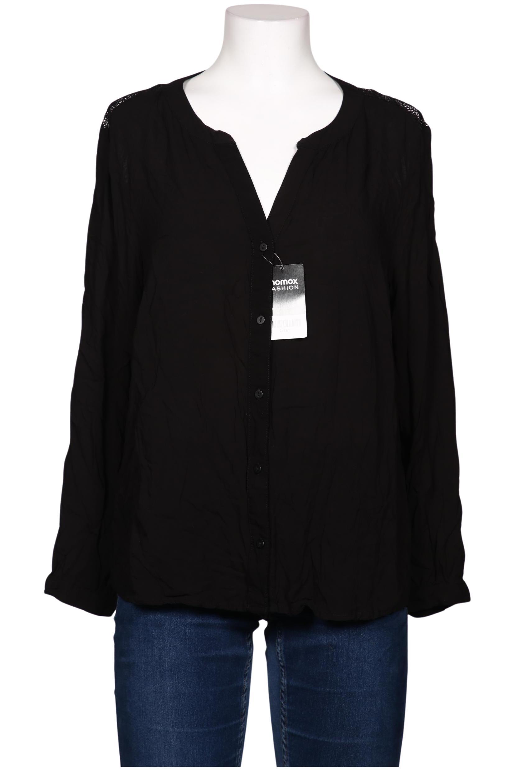

Zizzi Damen Bluse, schwarz, Gr. 38