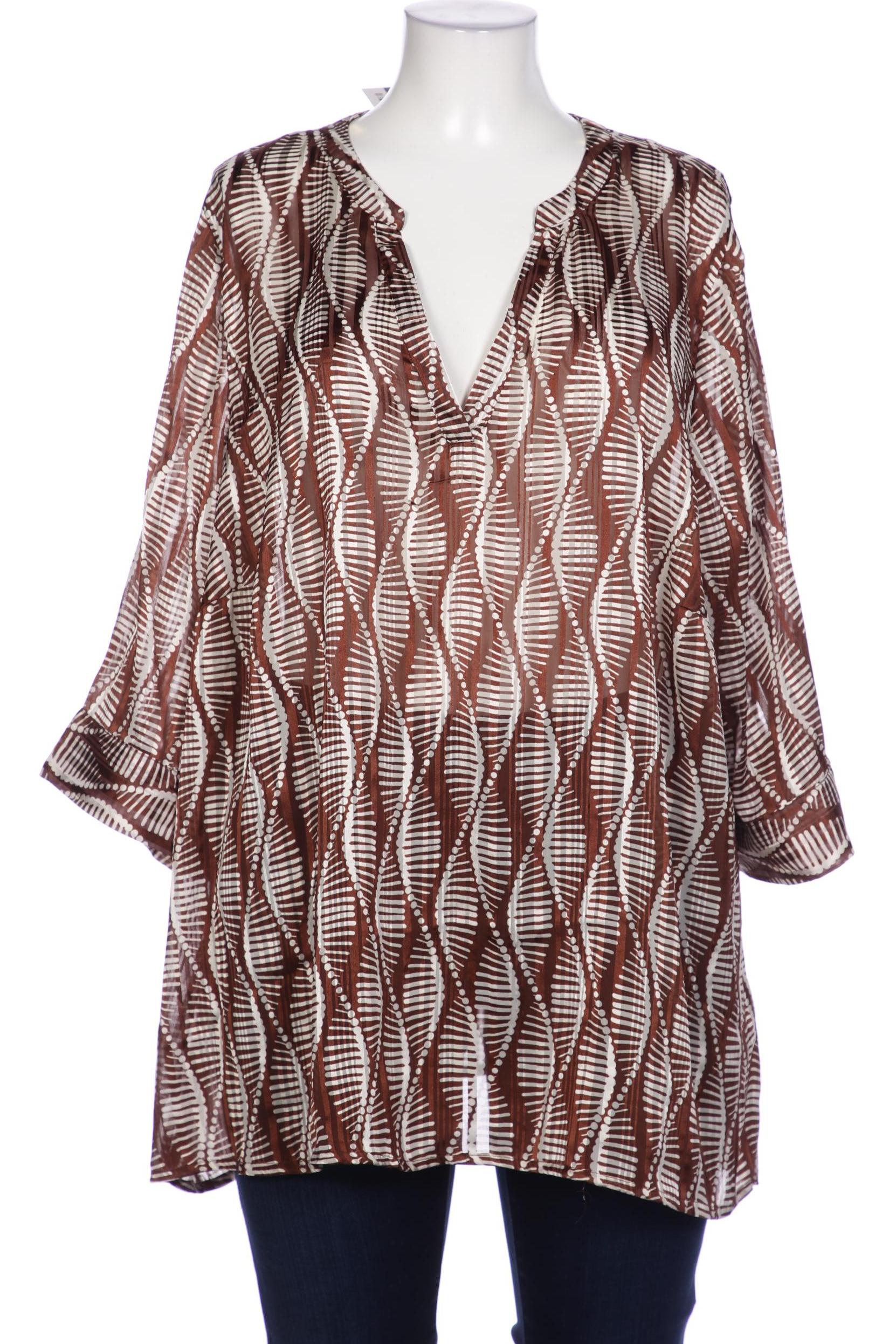 

Zizzi Damen Bluse, braun, Gr. 44