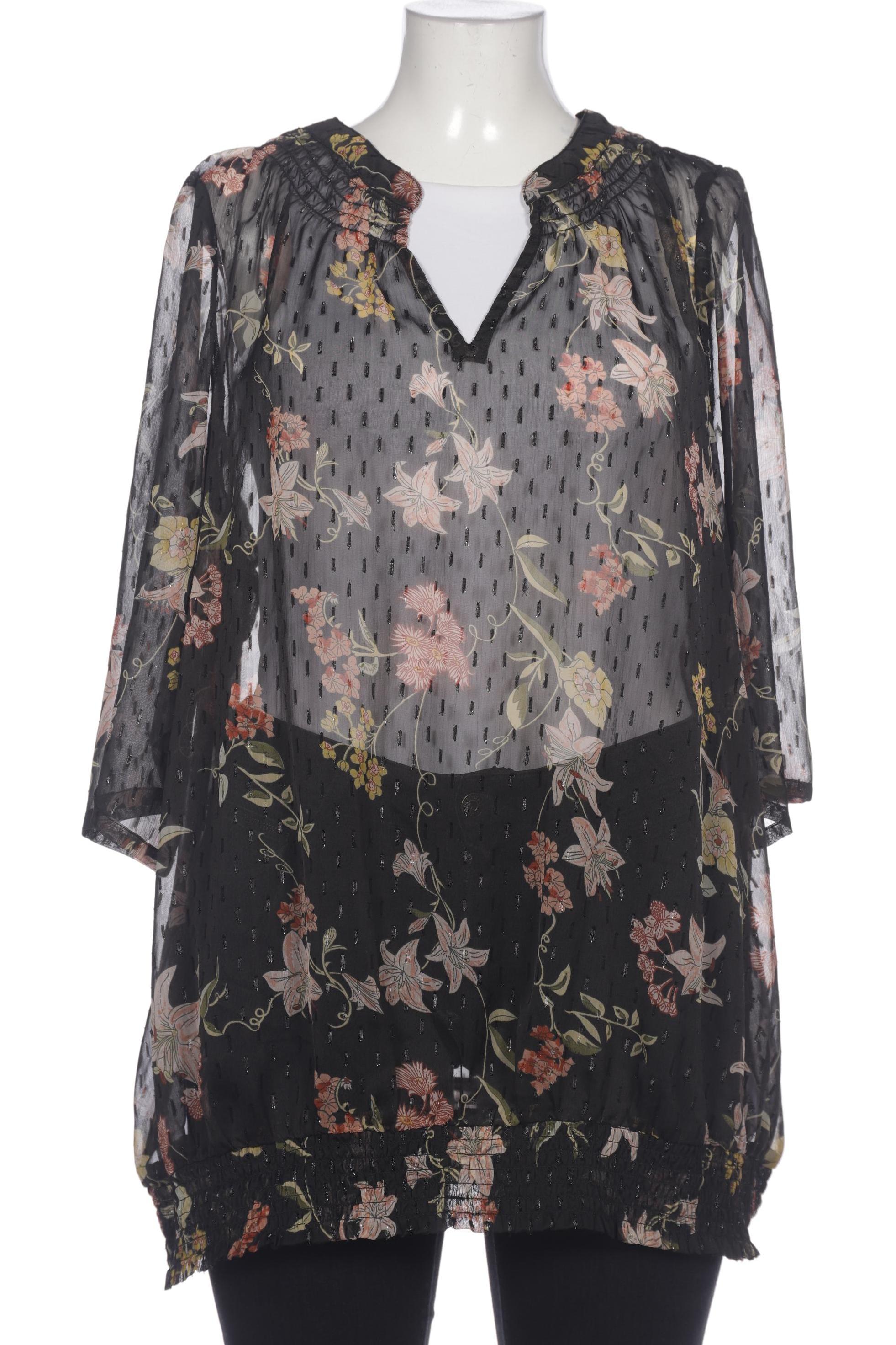 

Zizzi Damen Bluse, schwarz, Gr. 44