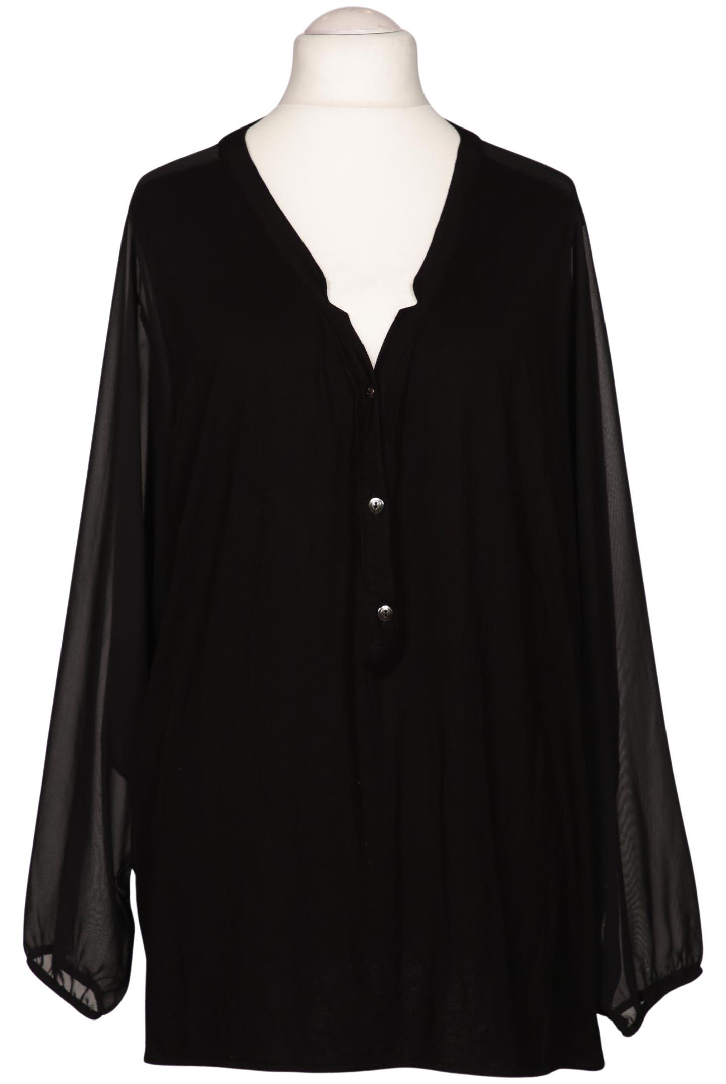 

Zizzi Damen Bluse, schwarz, Gr. 44