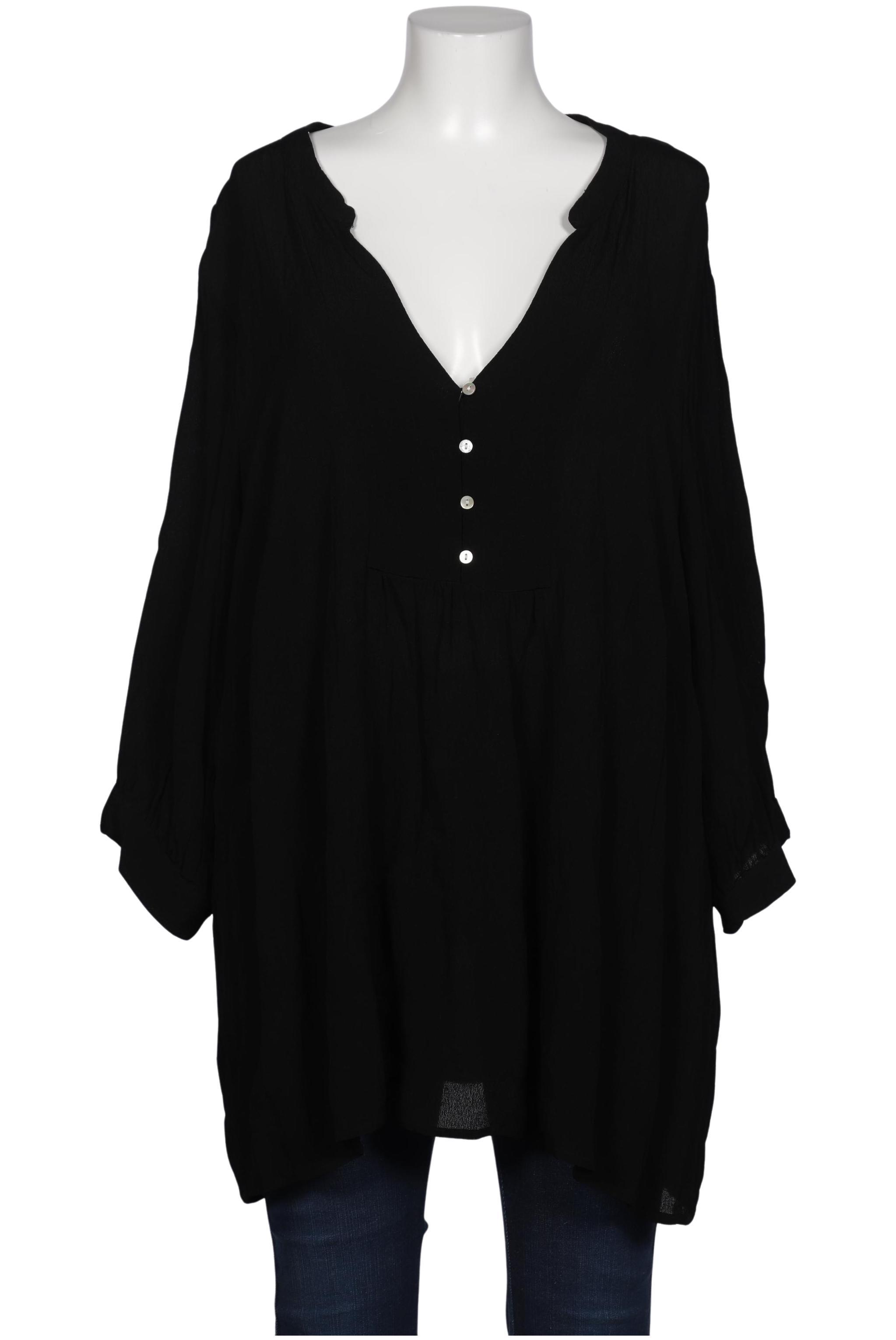 

Zizzi Damen Bluse, schwarz, Gr. 46