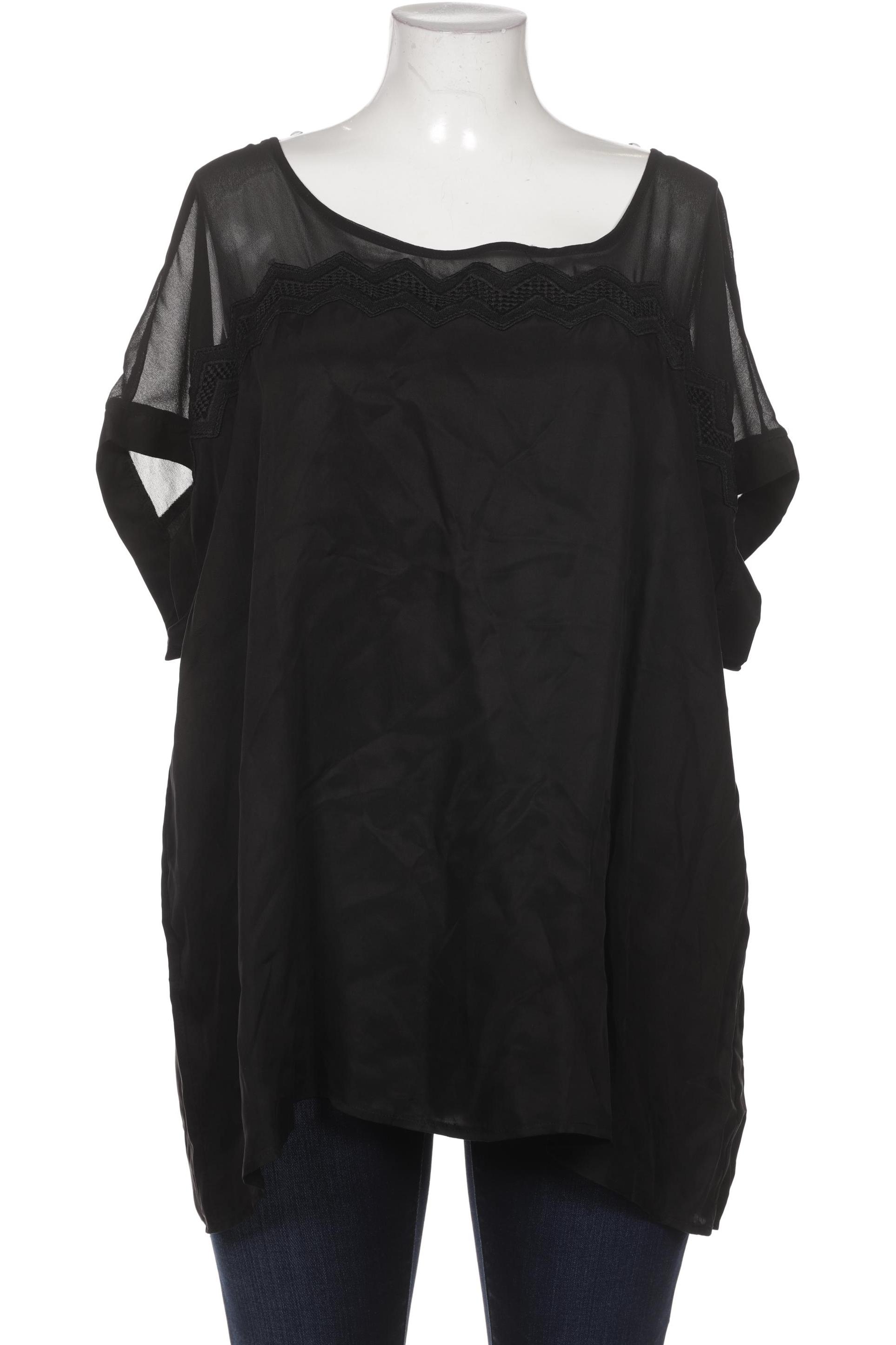 

Zizzi Damen Bluse, schwarz, Gr. 42