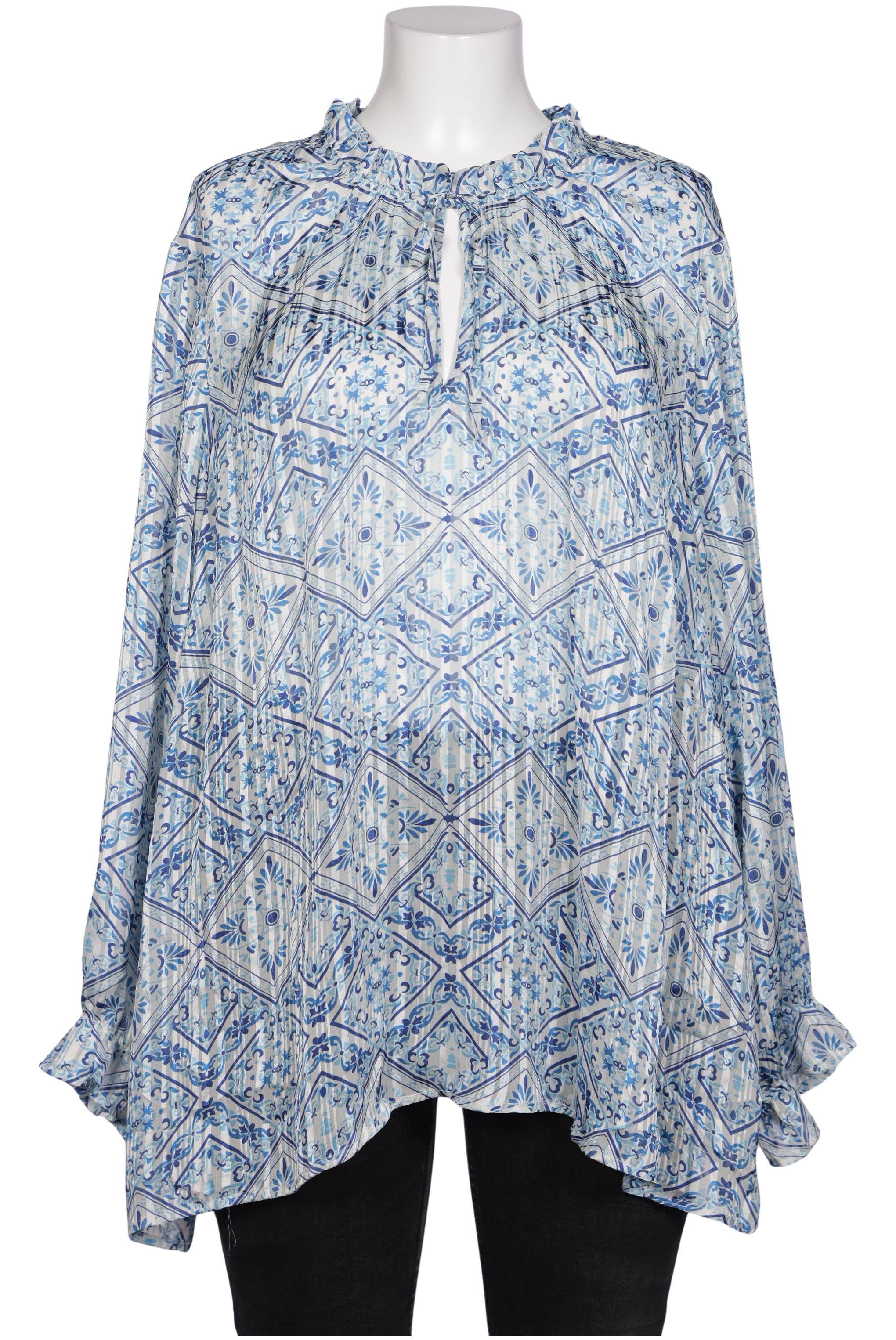 

Zizzi Damen Bluse, hellblau, Gr. 48