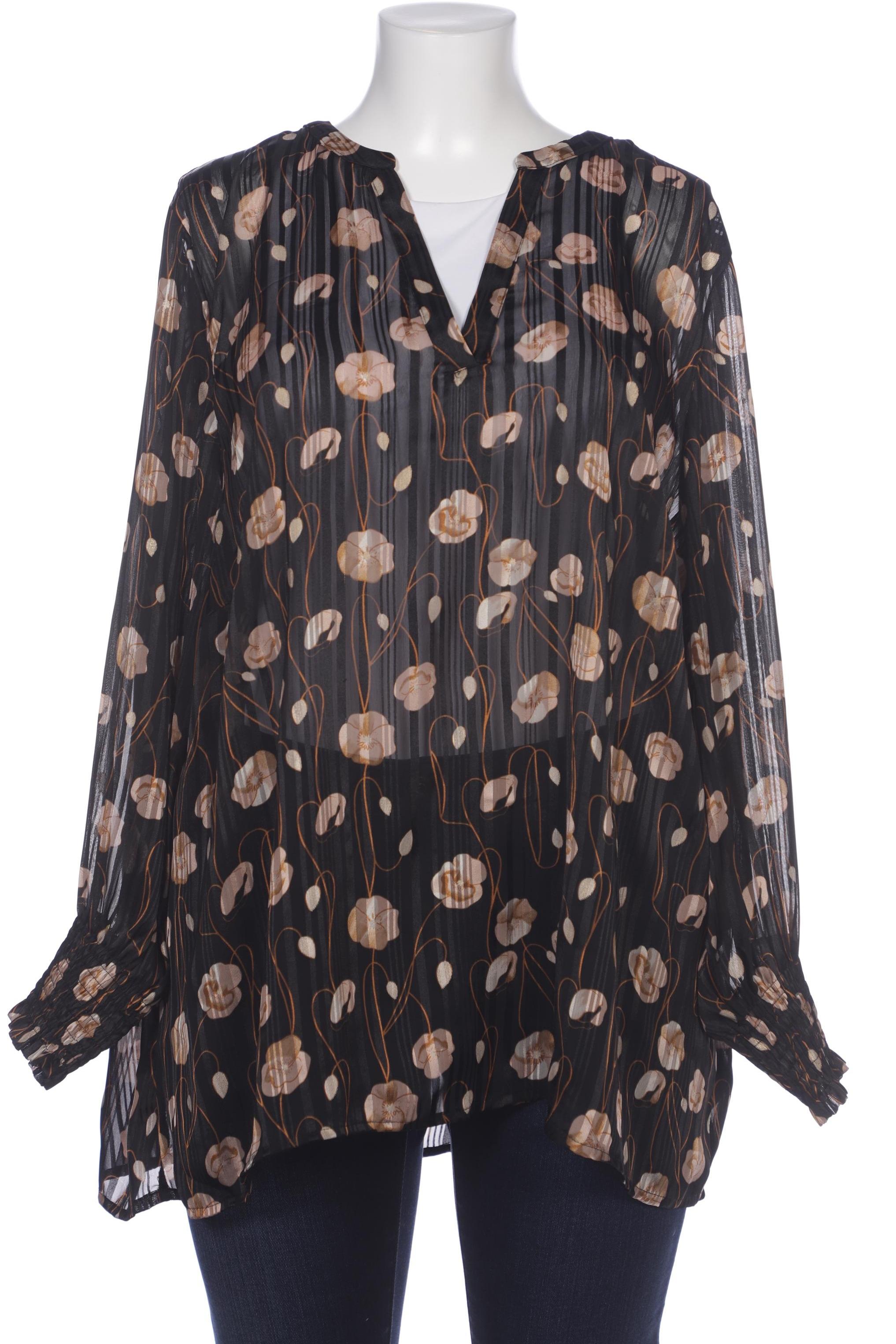 

Zizzi Damen Bluse, schwarz, Gr. 44