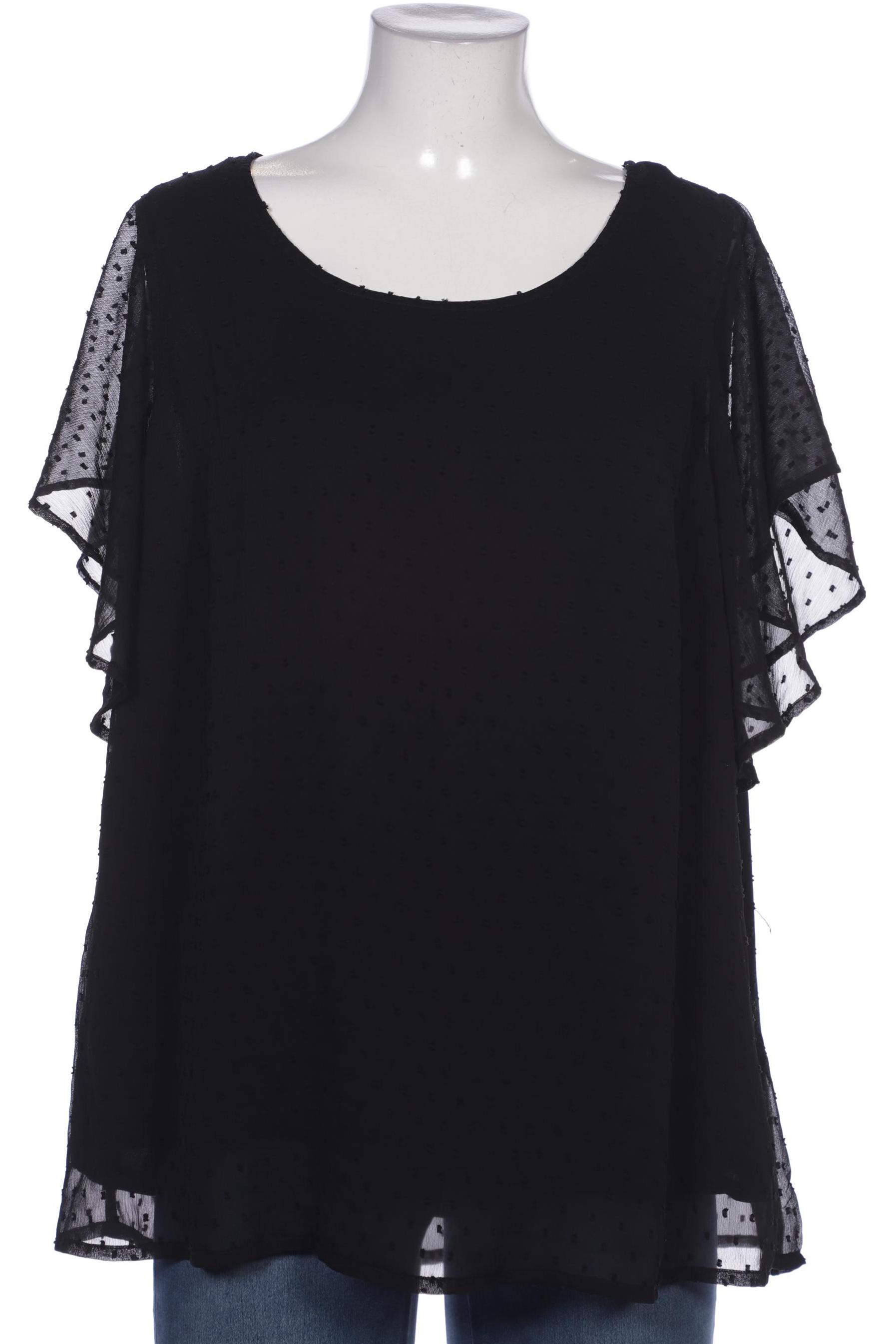 

Zizzi Damen Bluse, schwarz, Gr. 38