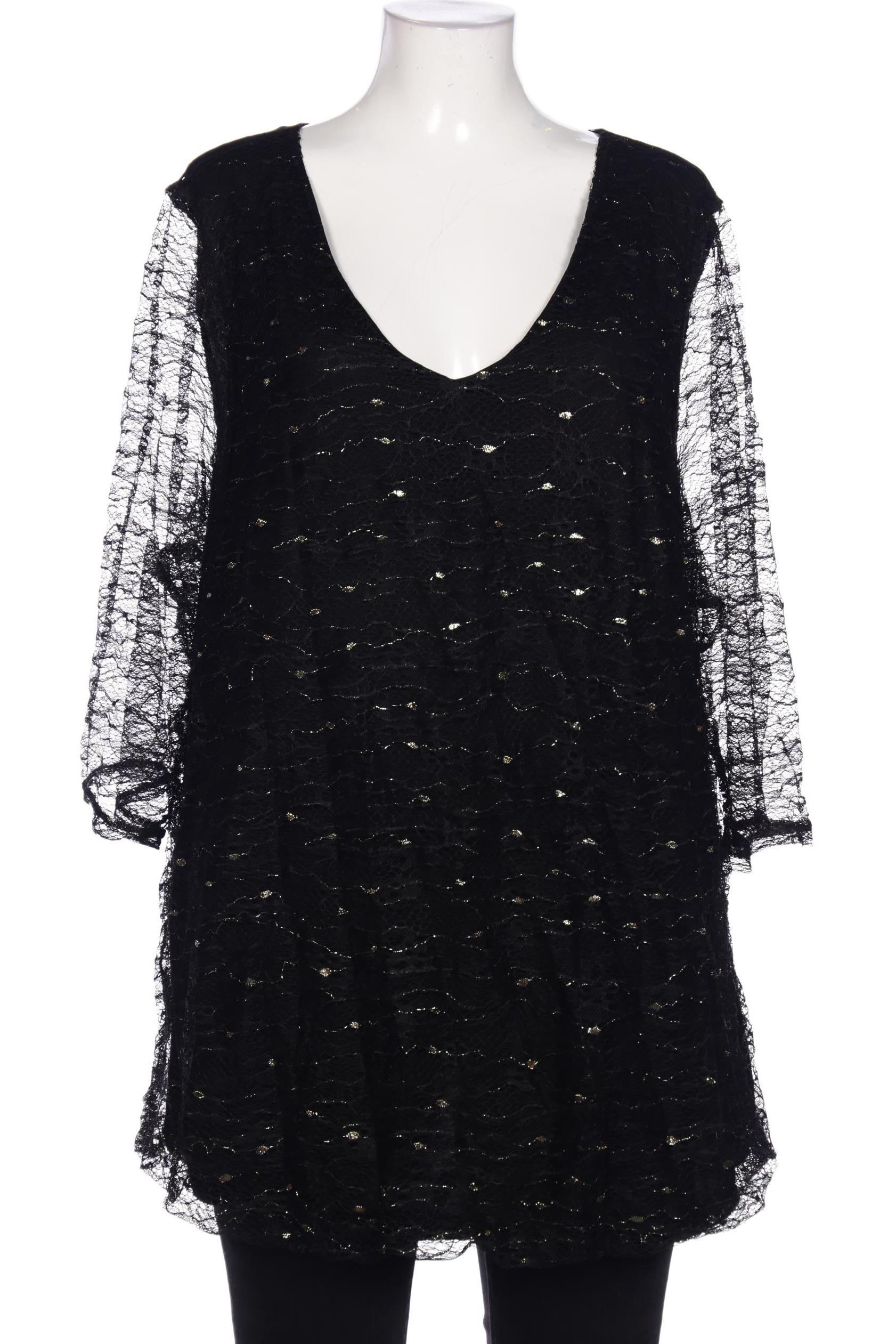 

Zizzi Damen Bluse, schwarz, Gr. 44