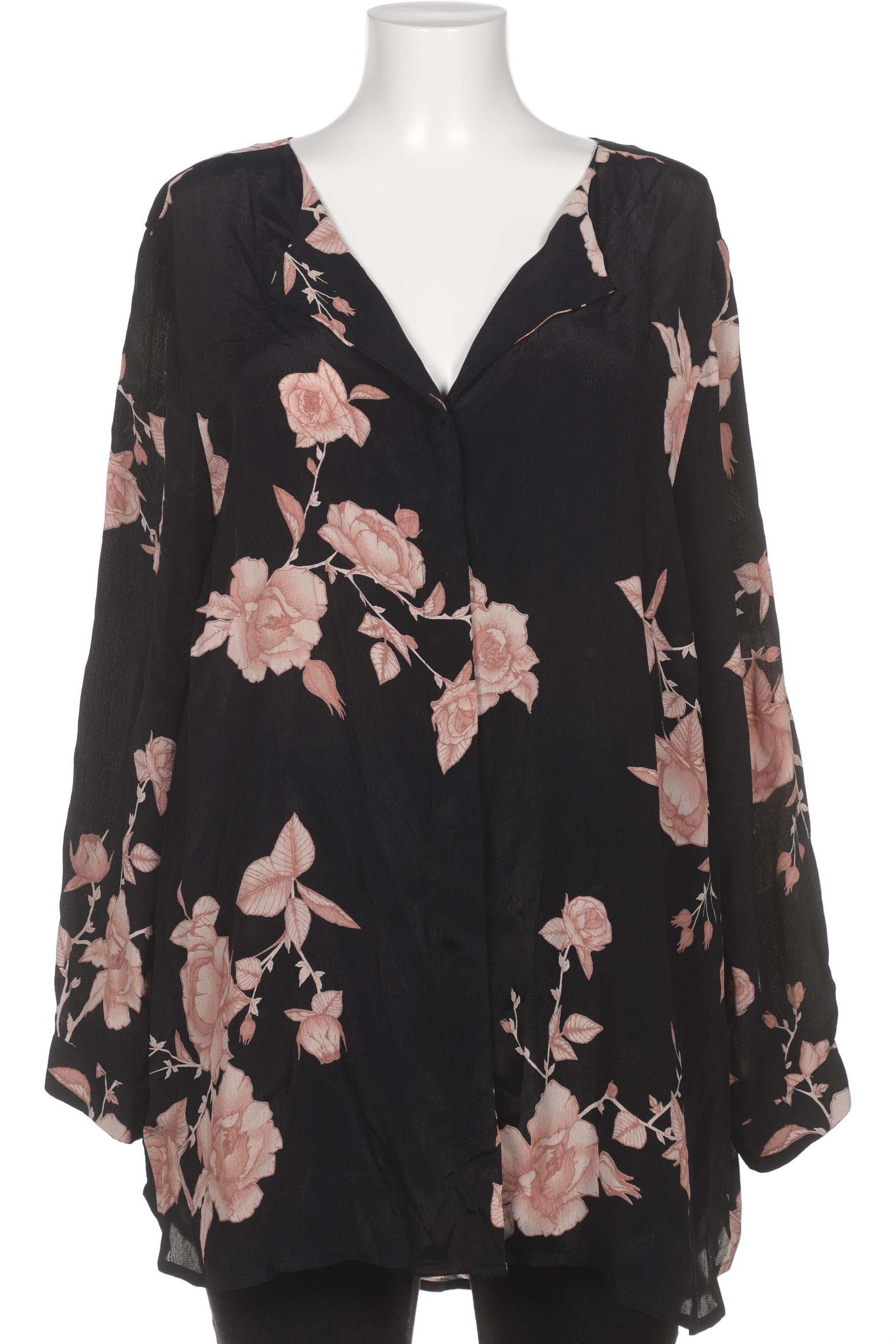 

Zizzi Damen Bluse, schwarz, Gr. 44