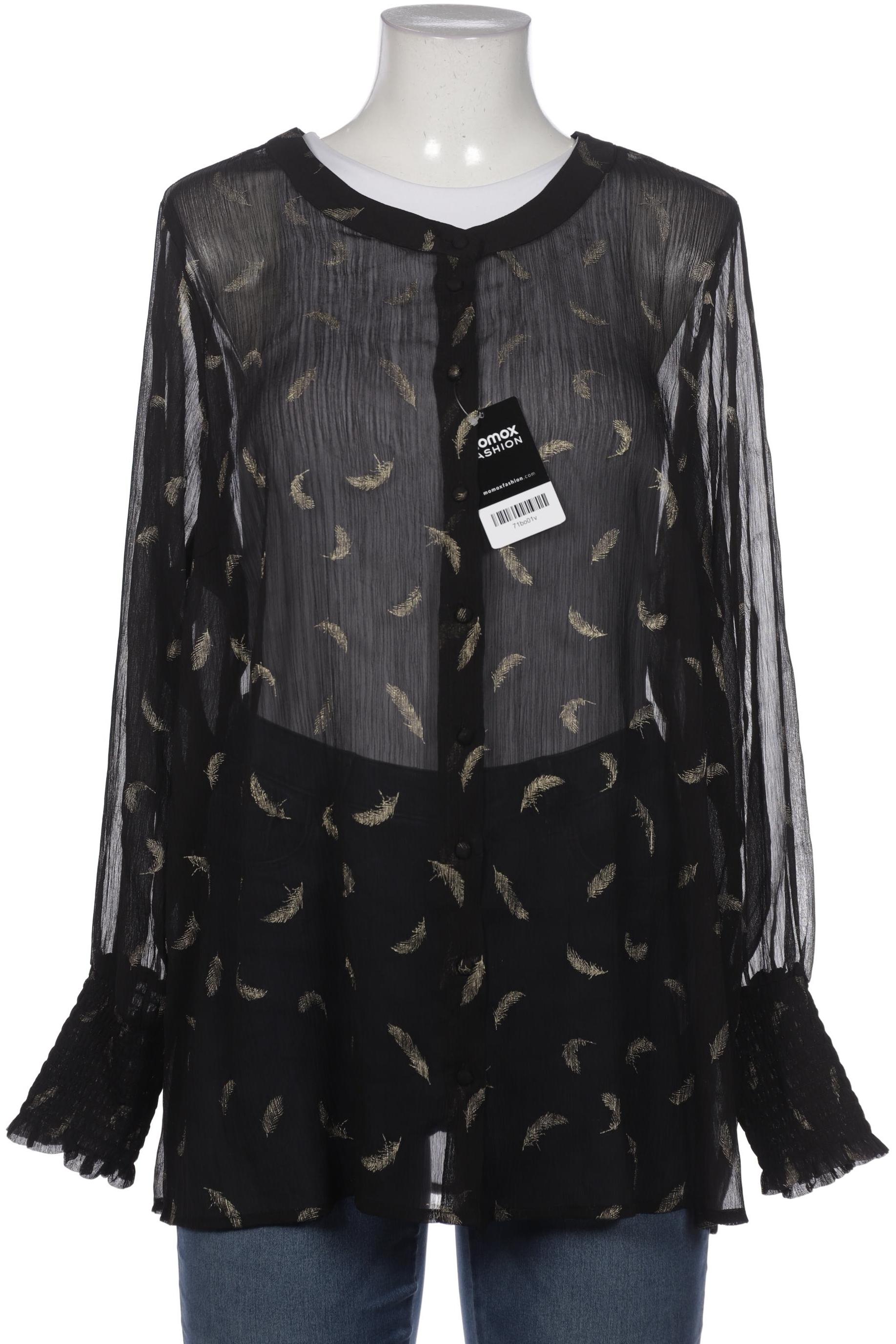 

Zizzi Damen Bluse, schwarz, Gr. 38