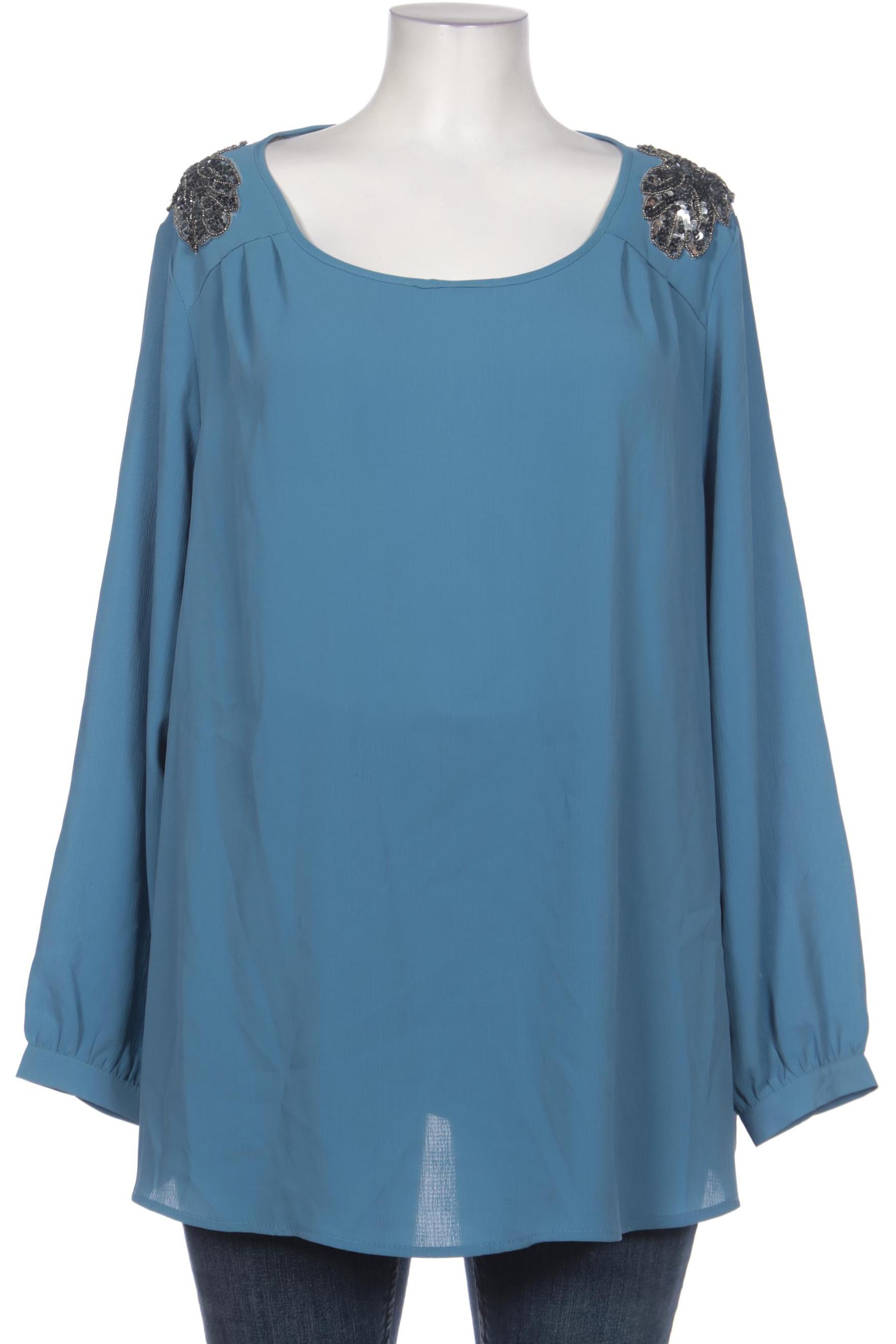 

Zizzi Damen Bluse, blau, Gr. 42