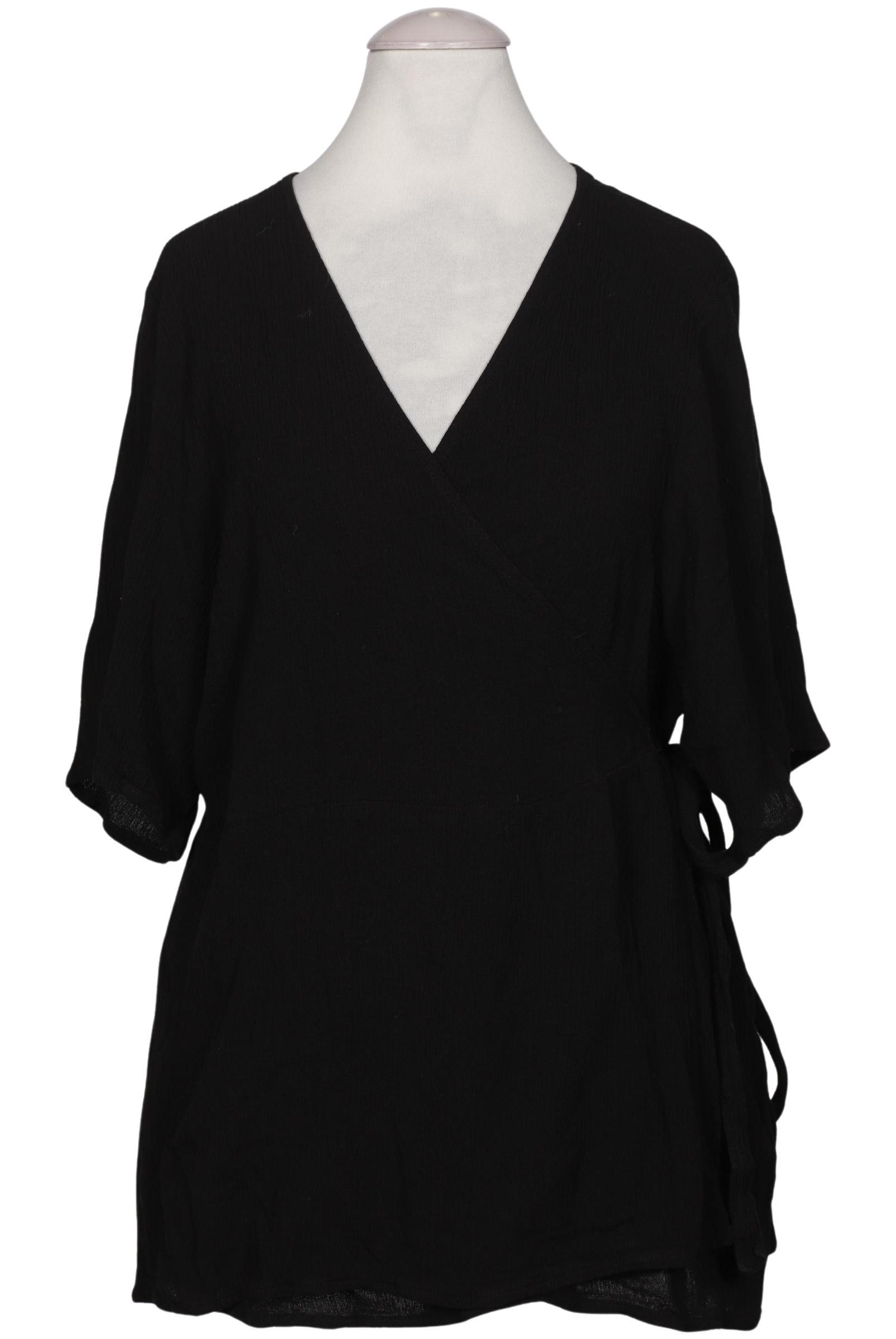 

Zizzi Damen Bluse, schwarz, Gr. 38