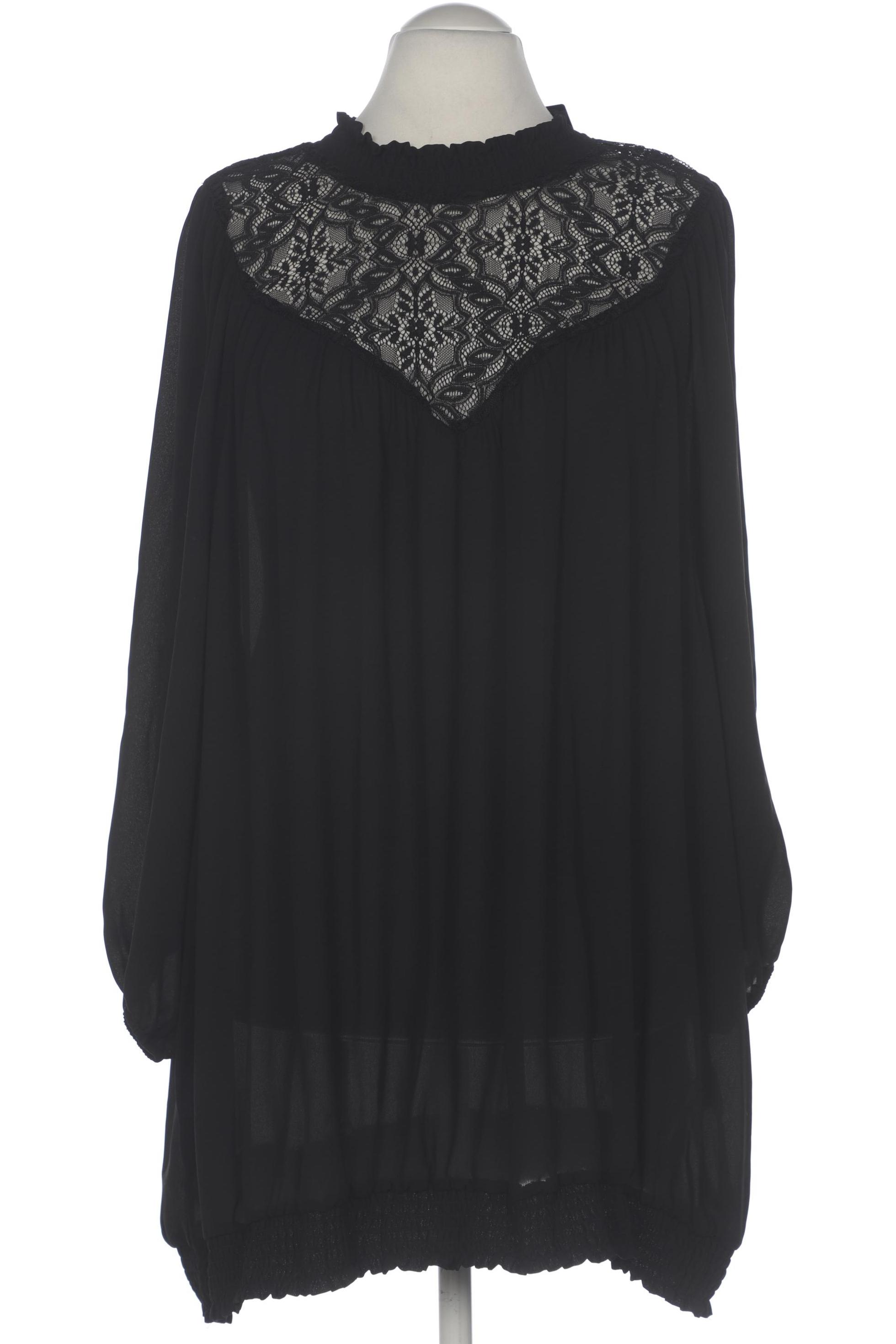 

Zizzi Damen Bluse, schwarz, Gr. 48