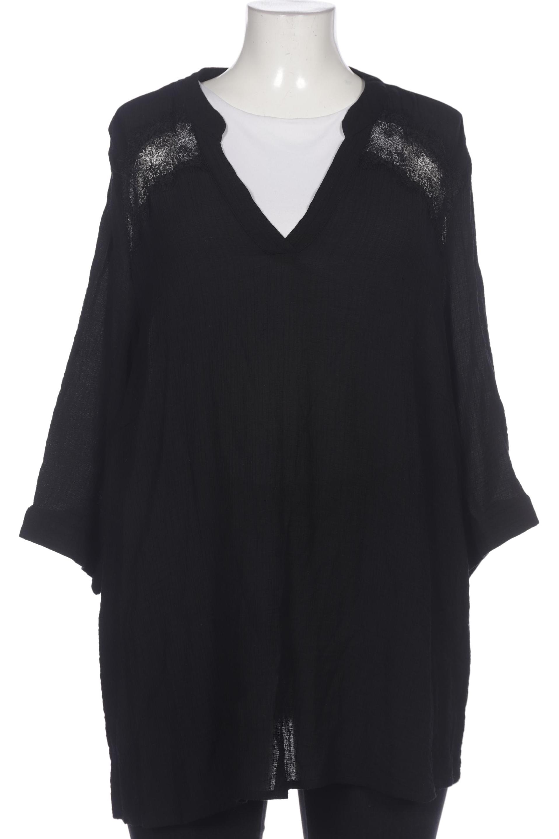 

Zizzi Damen Bluse, schwarz, Gr. 44