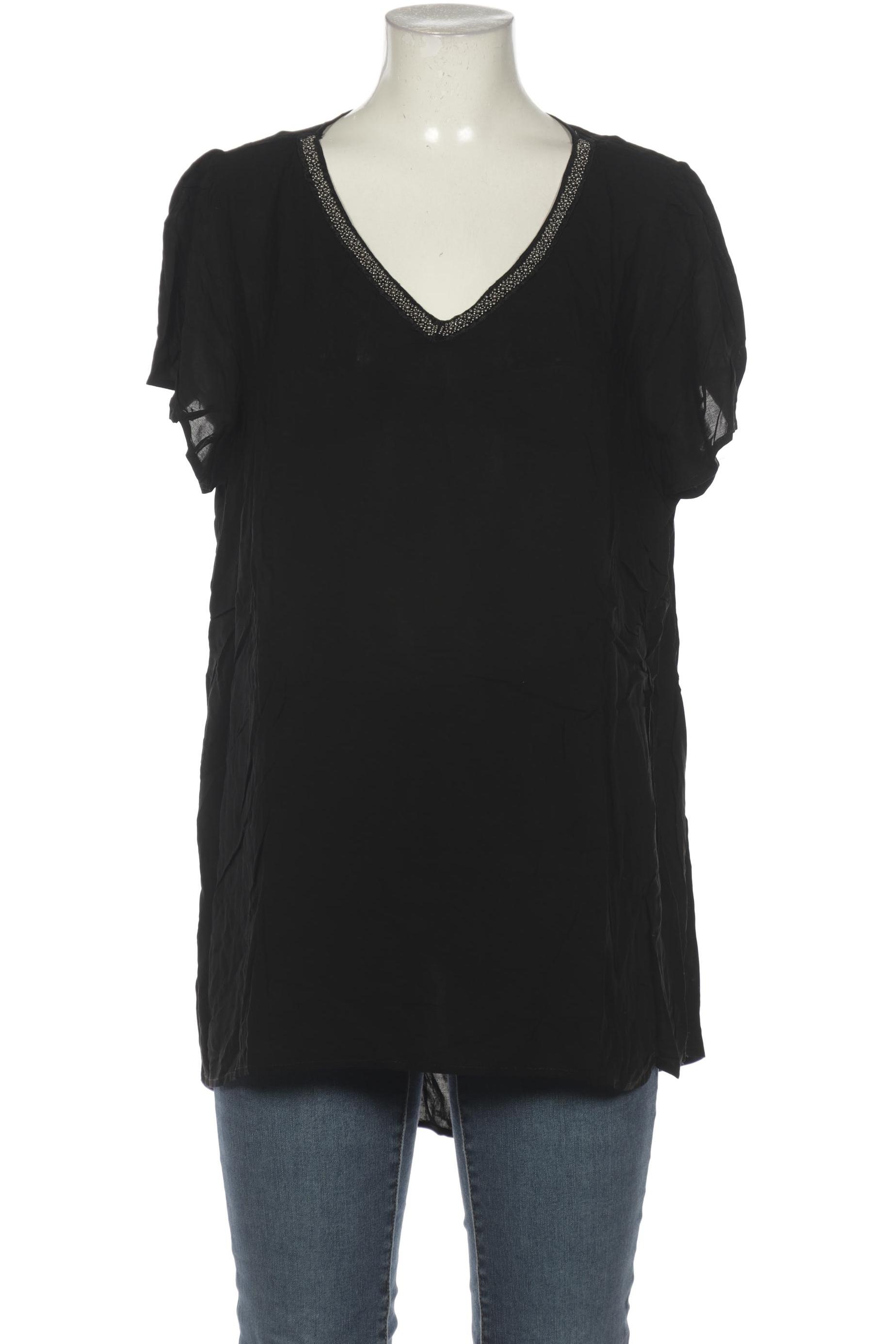 

Zizzi Damen Bluse, schwarz, Gr. 38