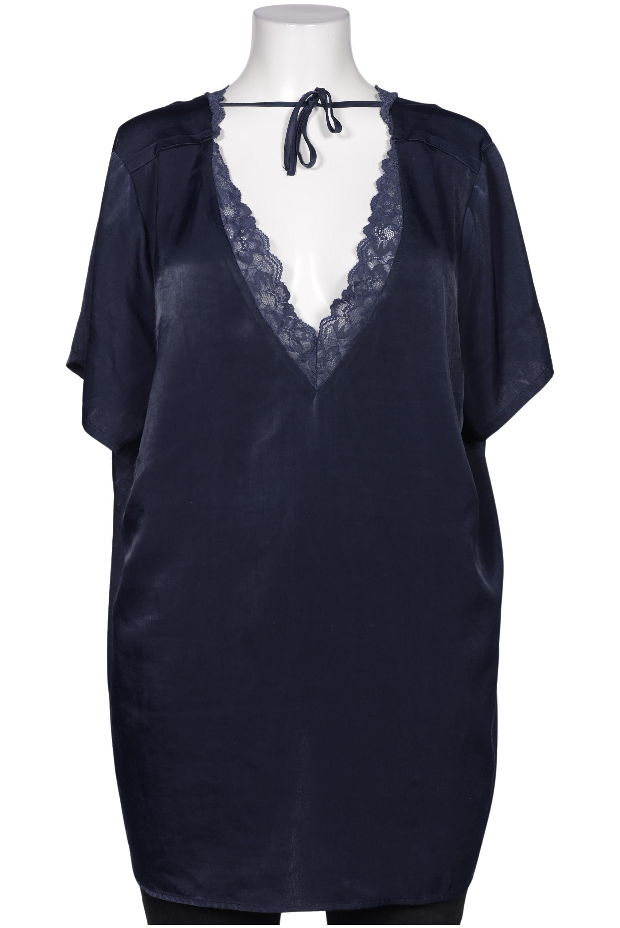 

Zizzi Damen Bluse, marineblau, Gr. 42