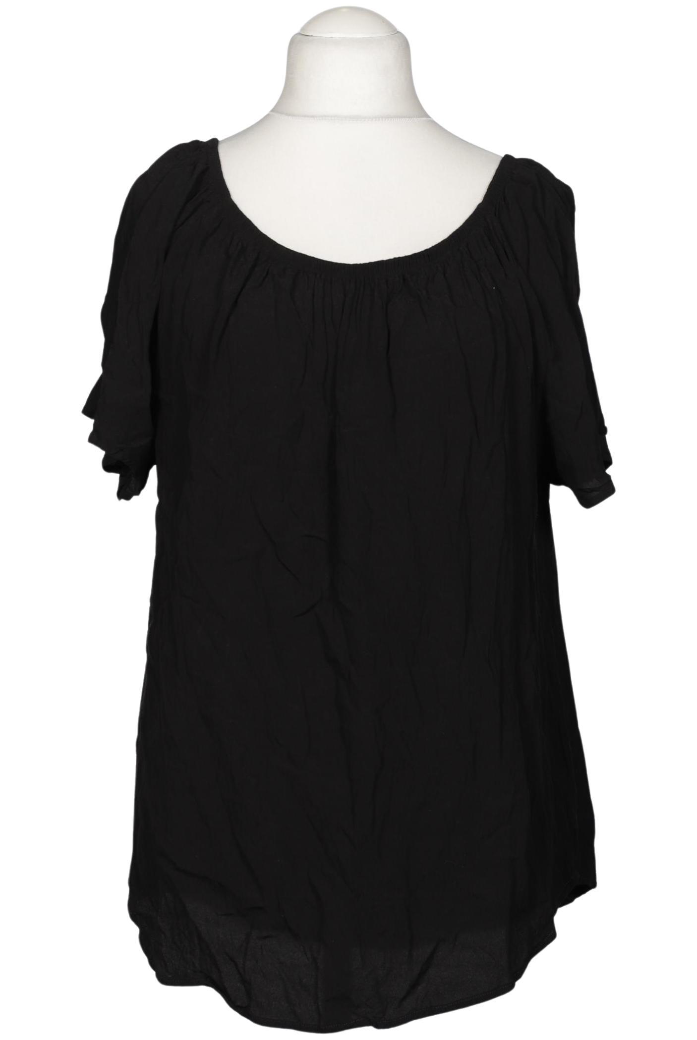 

Zizzi Damen Bluse, schwarz, Gr. 38