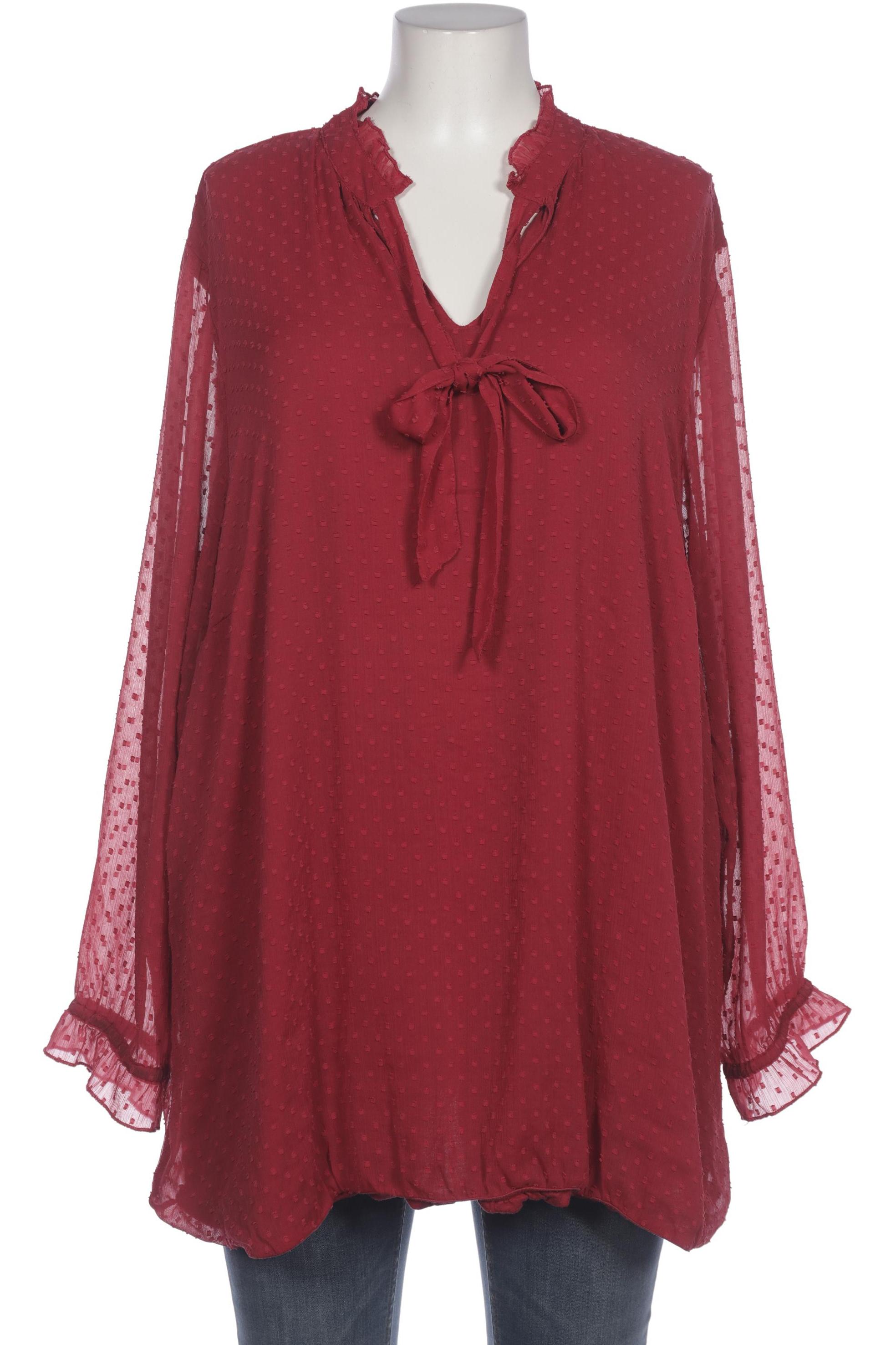 

Zizzi Damen Bluse, bordeaux, Gr. 44
