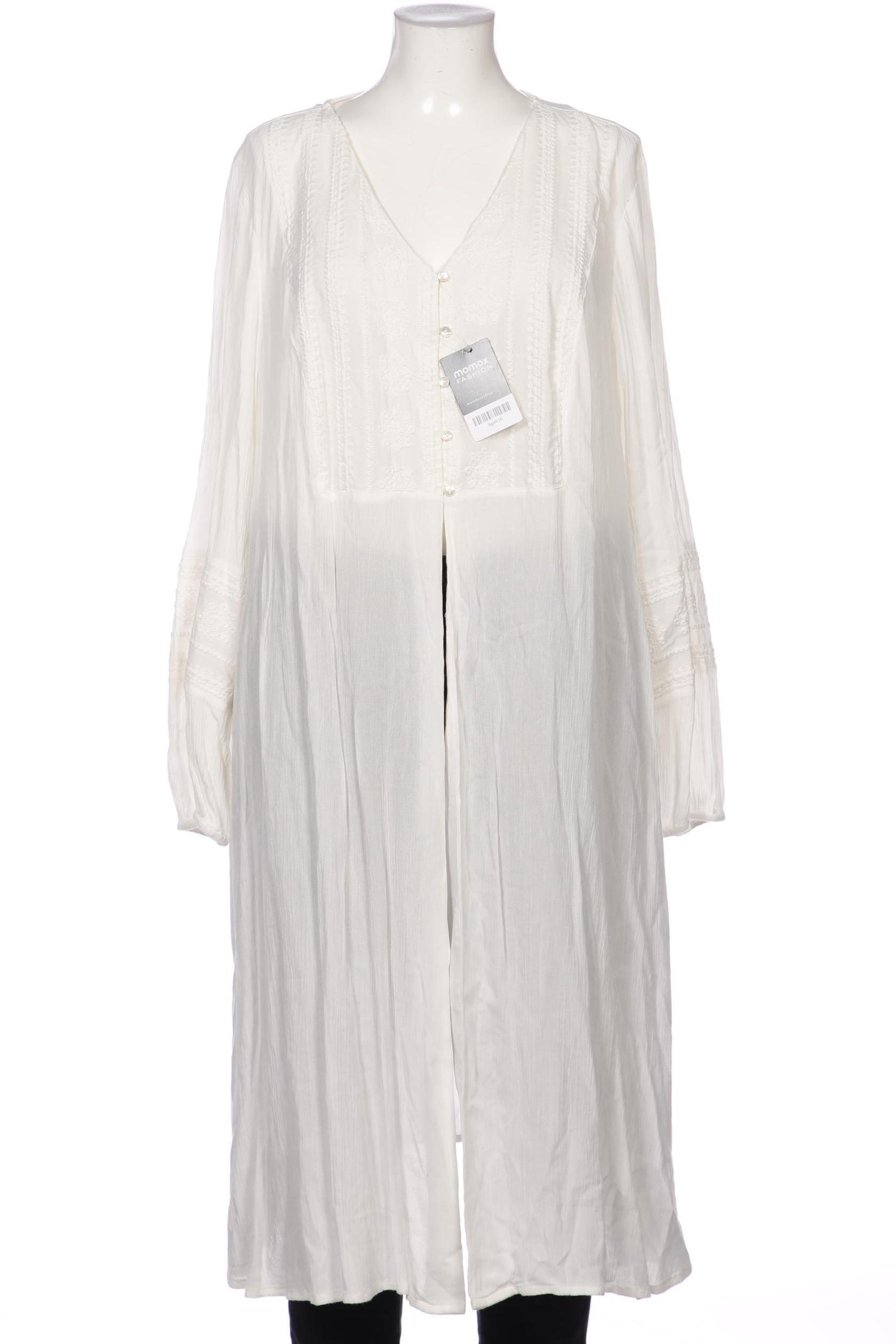 

Zizzi Damen Bluse, weiß, Gr. 42