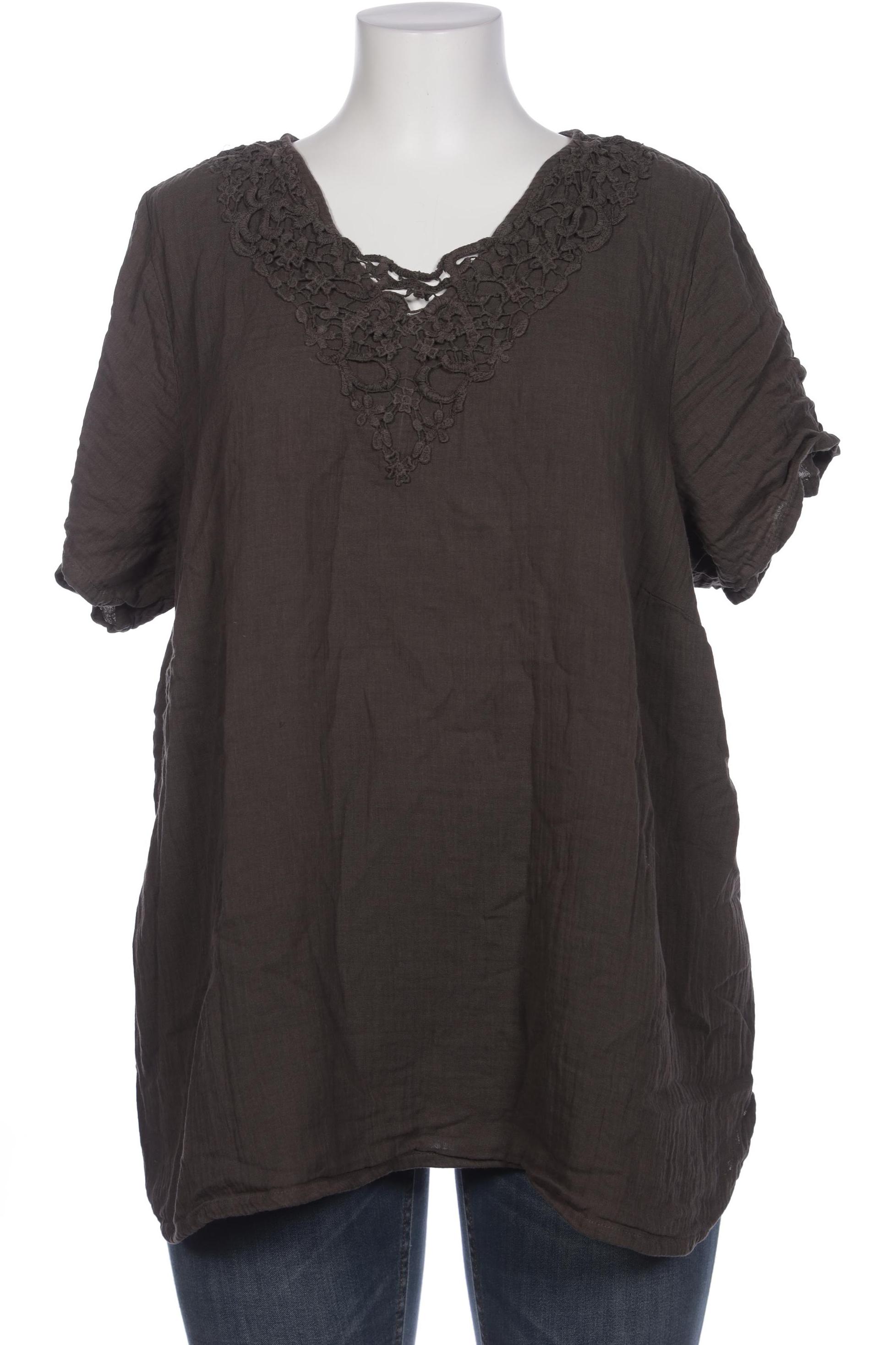 

Zizzi Damen Bluse, braun, Gr. 44