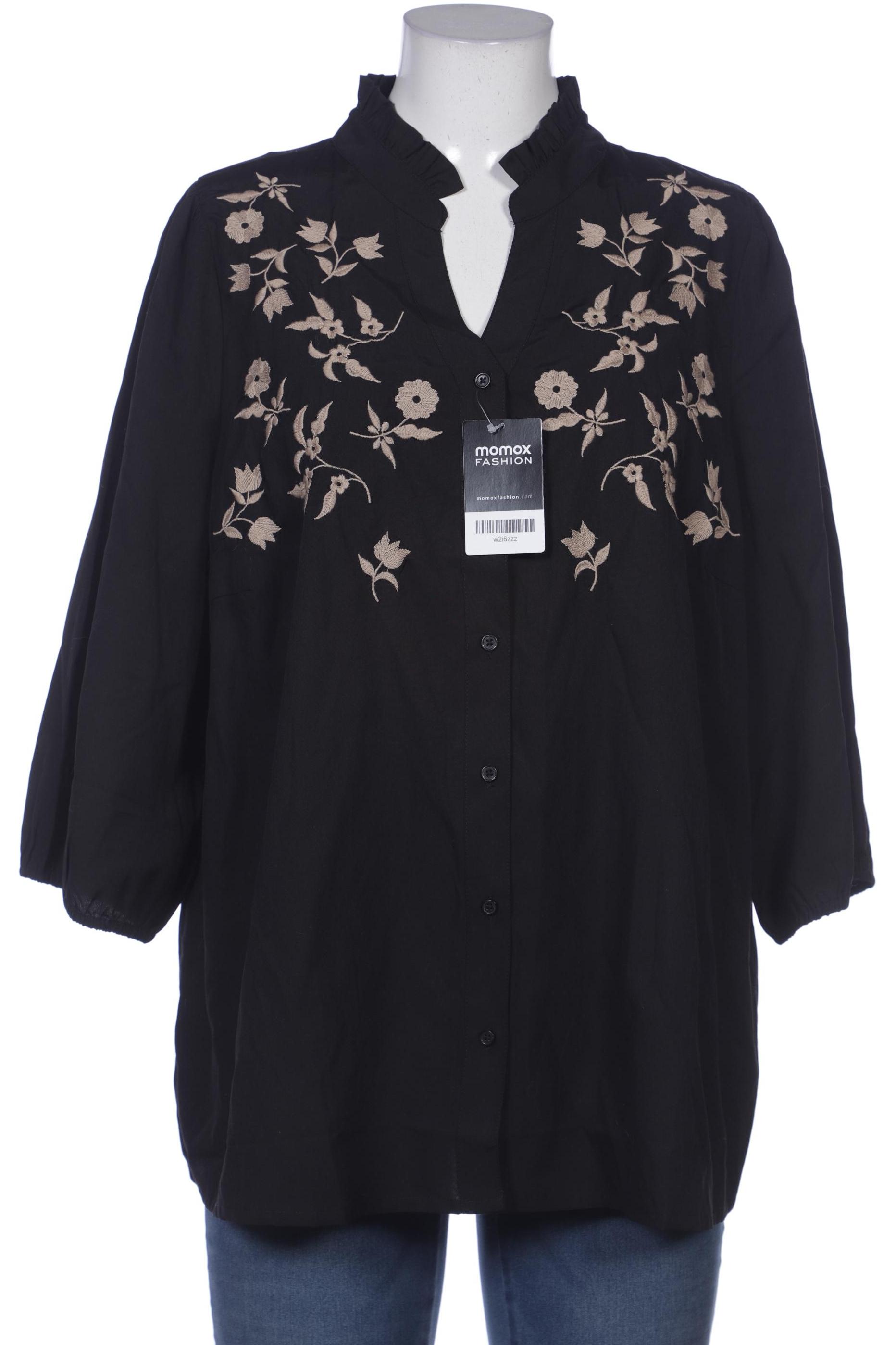 

Zizzi Damen Bluse, schwarz, Gr. 38