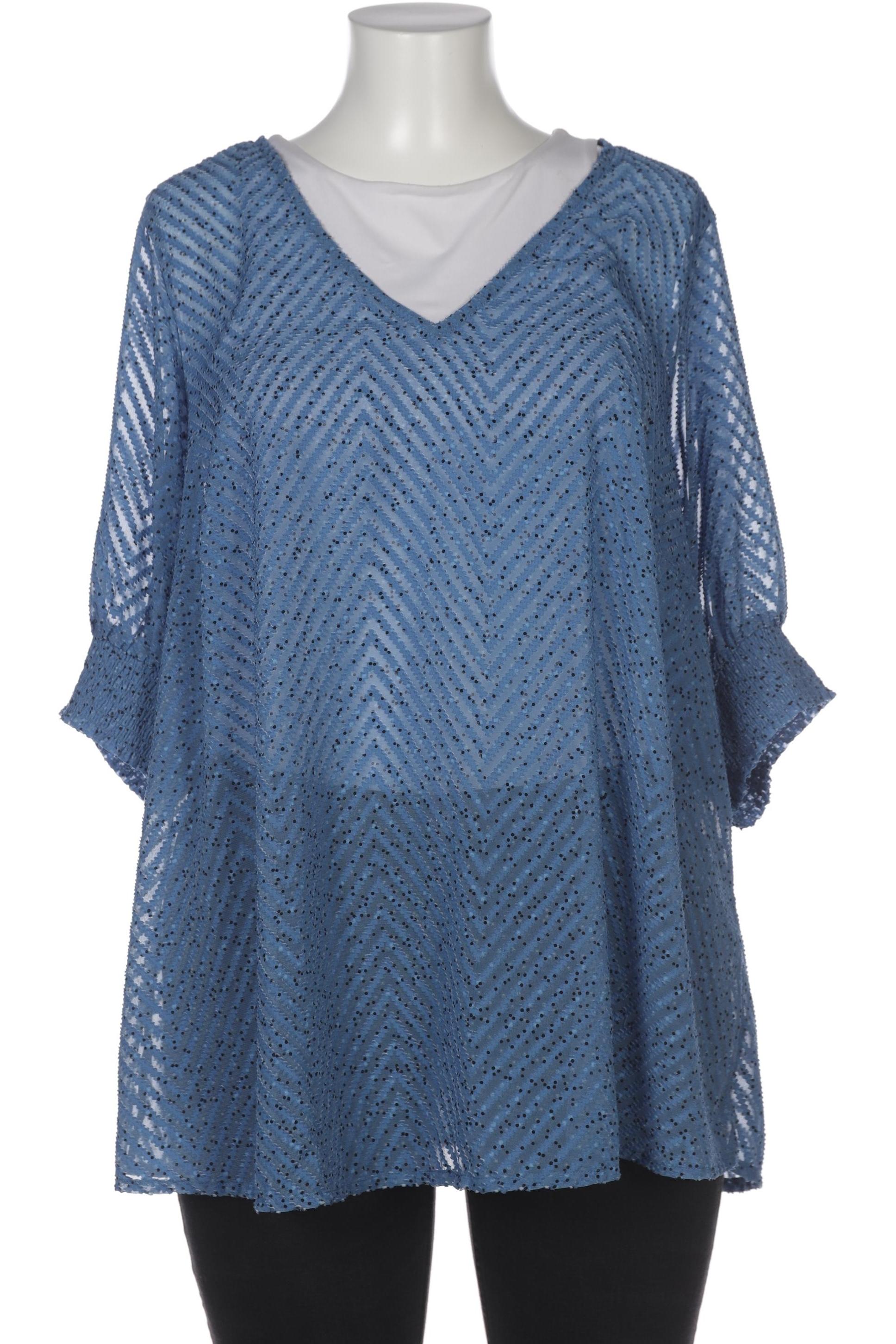 

Zizzi Damen Bluse, blau, Gr. 42