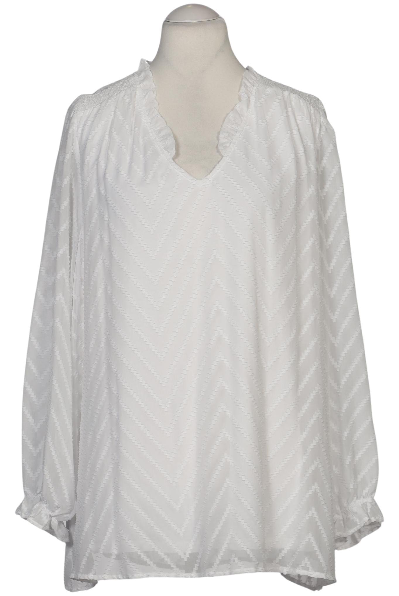 

Zizzi Damen Bluse, weiß, Gr. 44