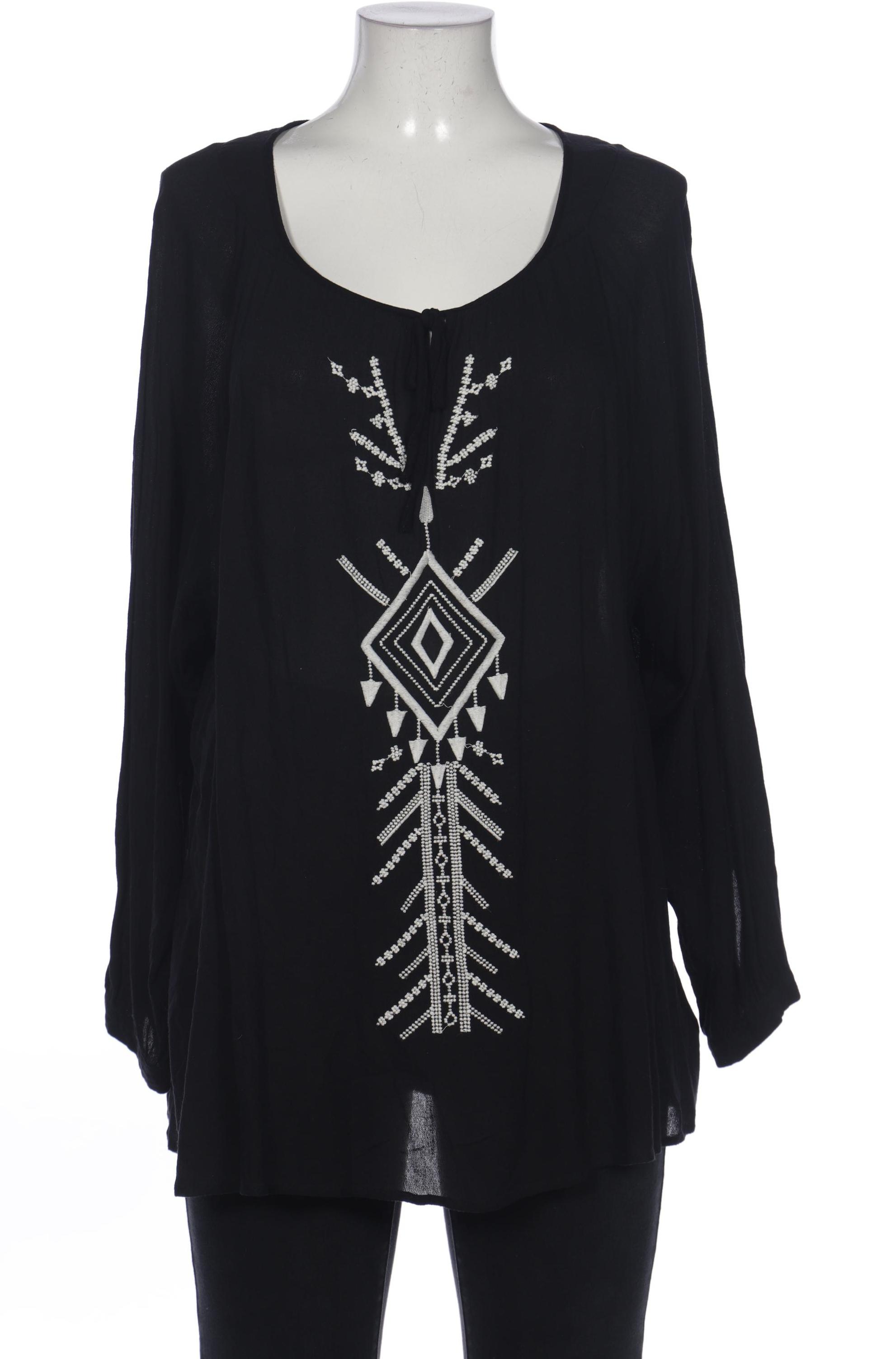 

Zizzi Damen Bluse, schwarz, Gr. 42
