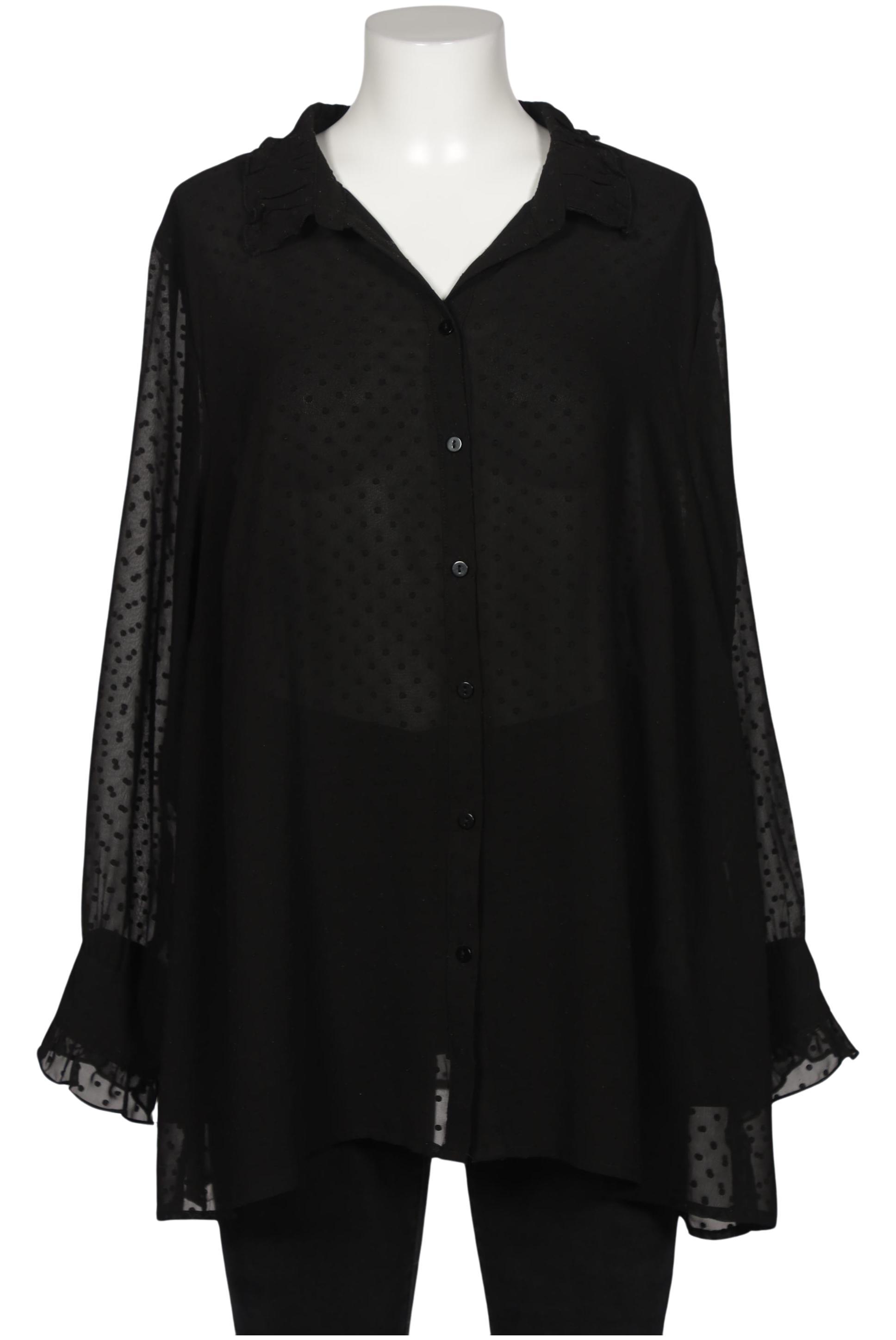 

Zizzi Damen Bluse, schwarz, Gr. 42