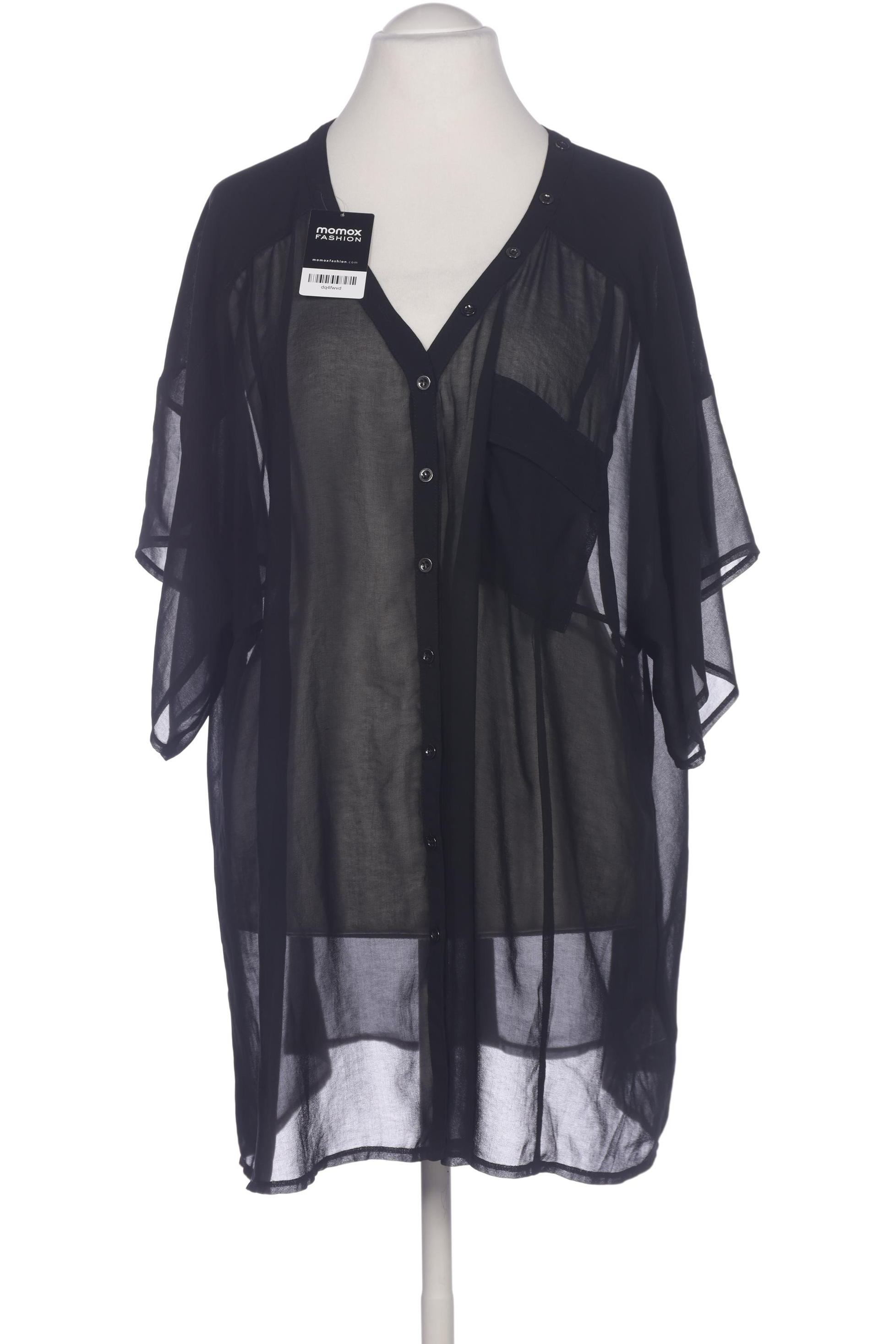 

Zizzi Damen Bluse, schwarz, Gr. 42