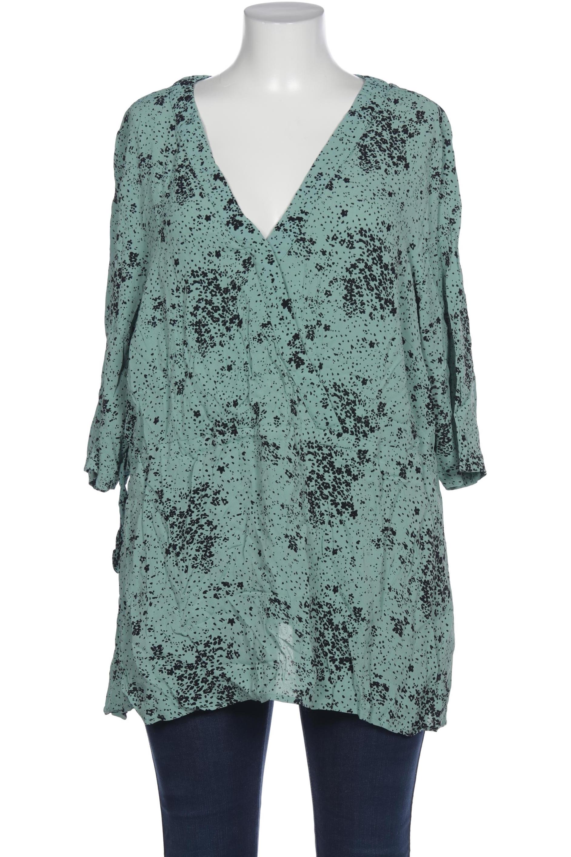 

Zizzi Damen Bluse, türkis, Gr. 42