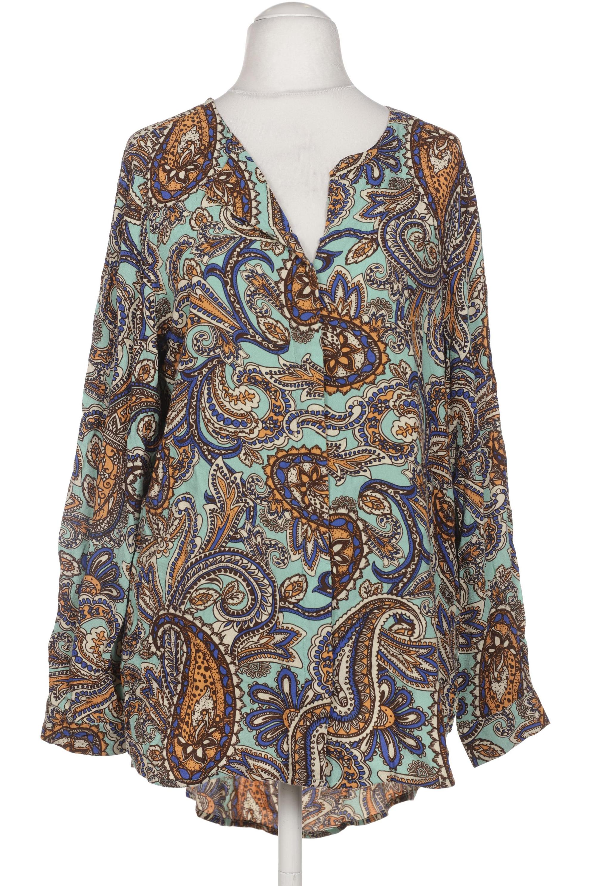 

Zizzi Damen Bluse, türkis, Gr. 36