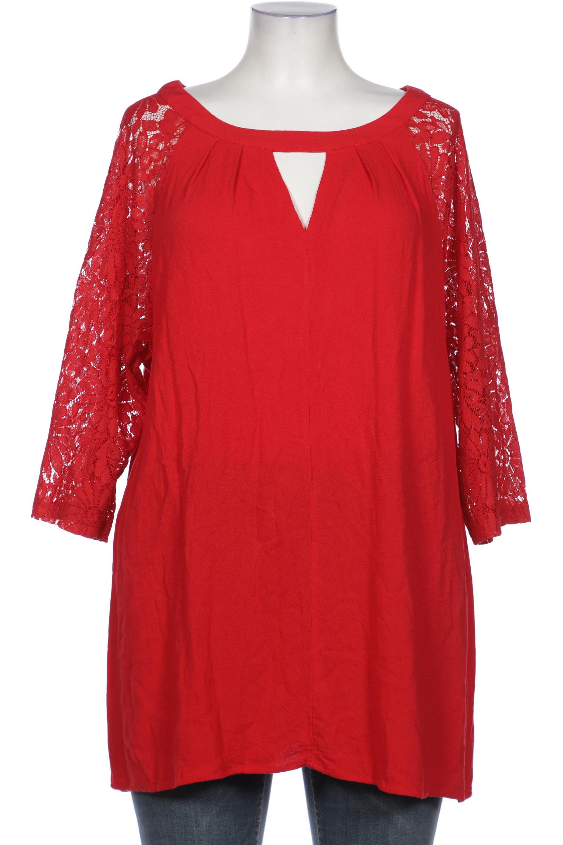 

Zizzi Damen Bluse, rot, Gr. 42