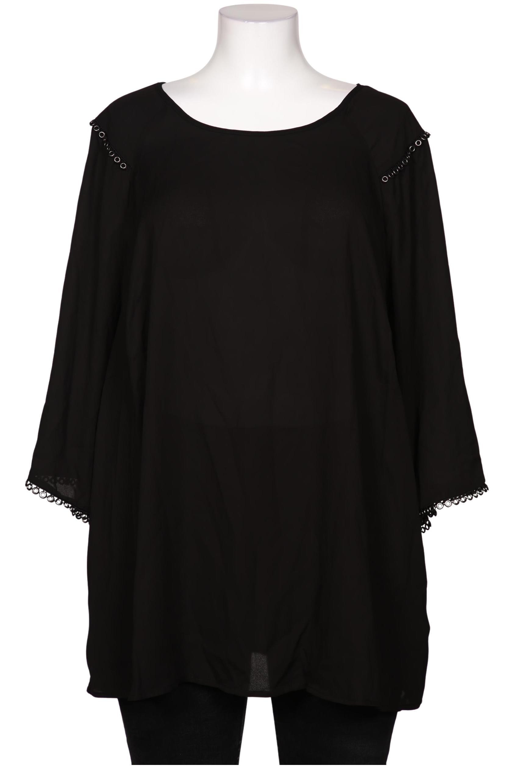 

Zizzi Damen Bluse, schwarz, Gr. 46