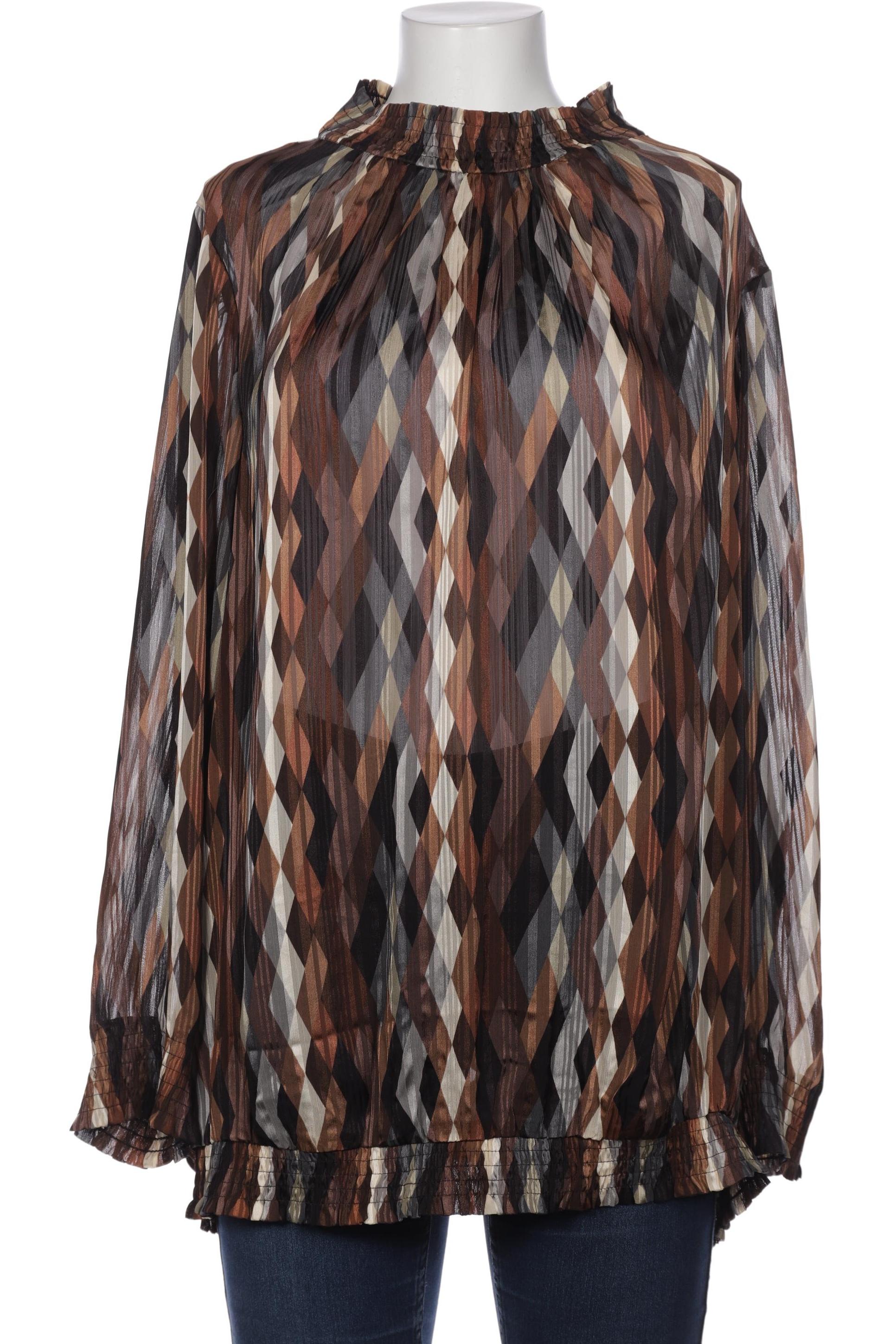 

Zizzi Damen Bluse, braun, Gr. 42