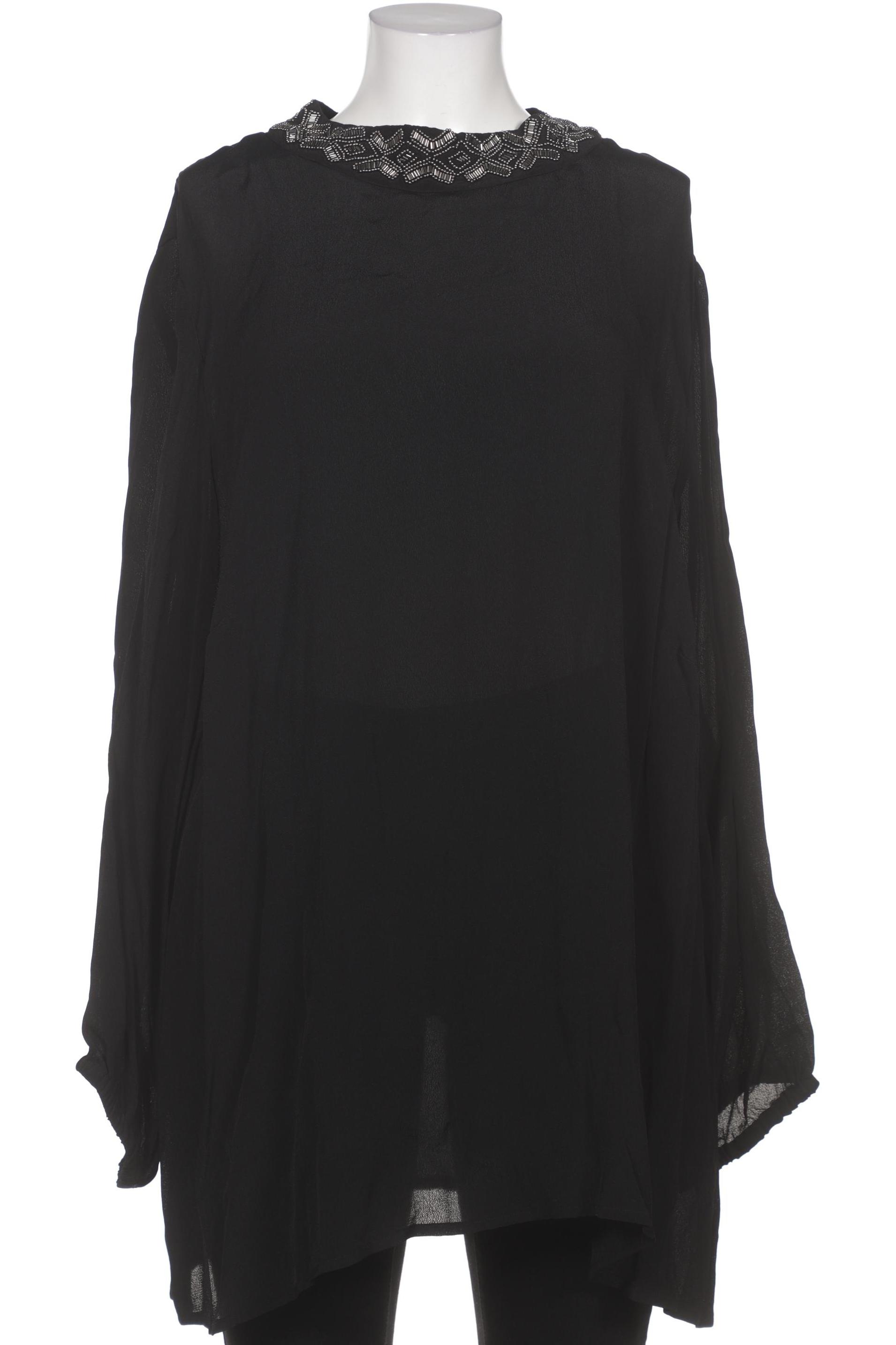 

Zizzi Damen Bluse, schwarz, Gr. 48