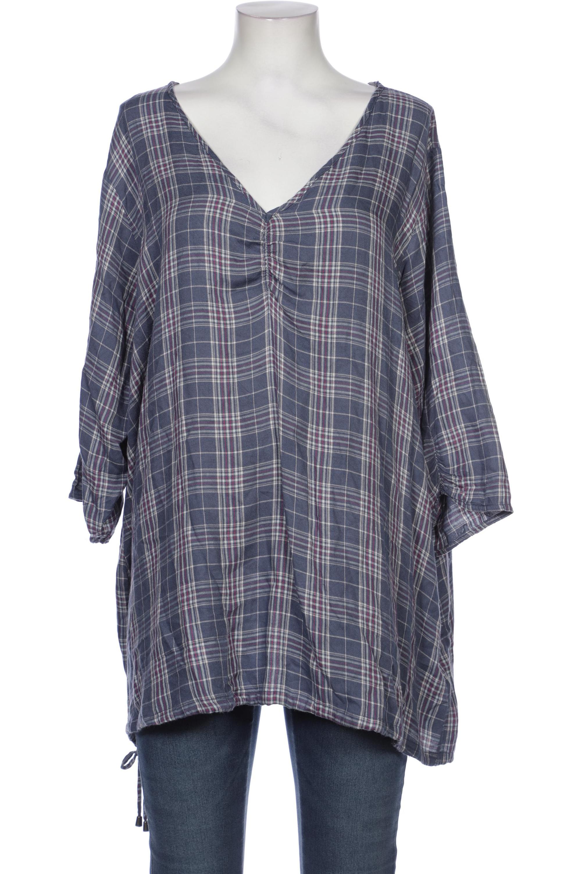 

Zizzi Damen Bluse, blau, Gr. 42