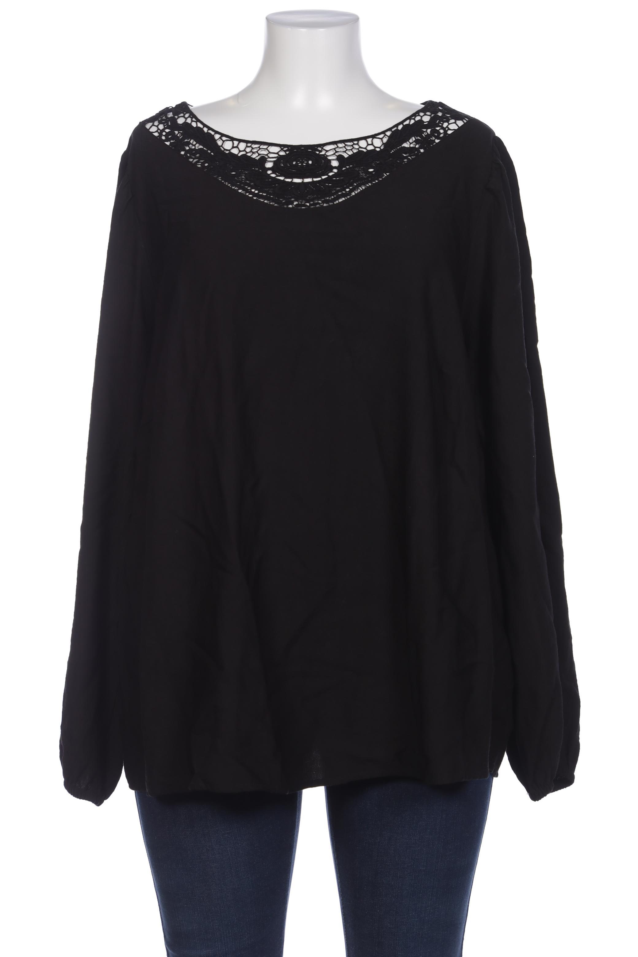 

Zizzi Damen Bluse, schwarz, Gr. 44