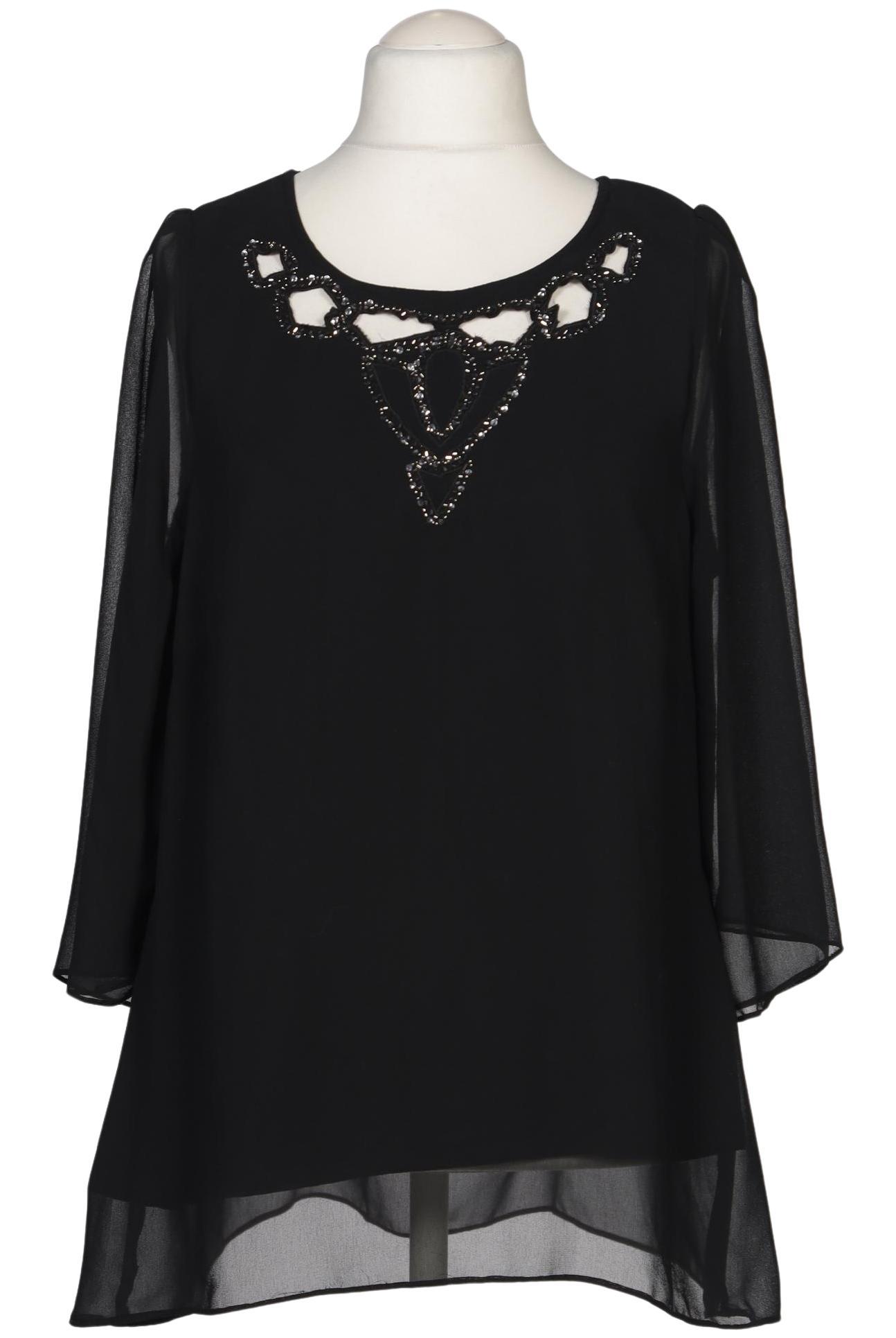 

Zizzi Damen Bluse, schwarz, Gr. 38