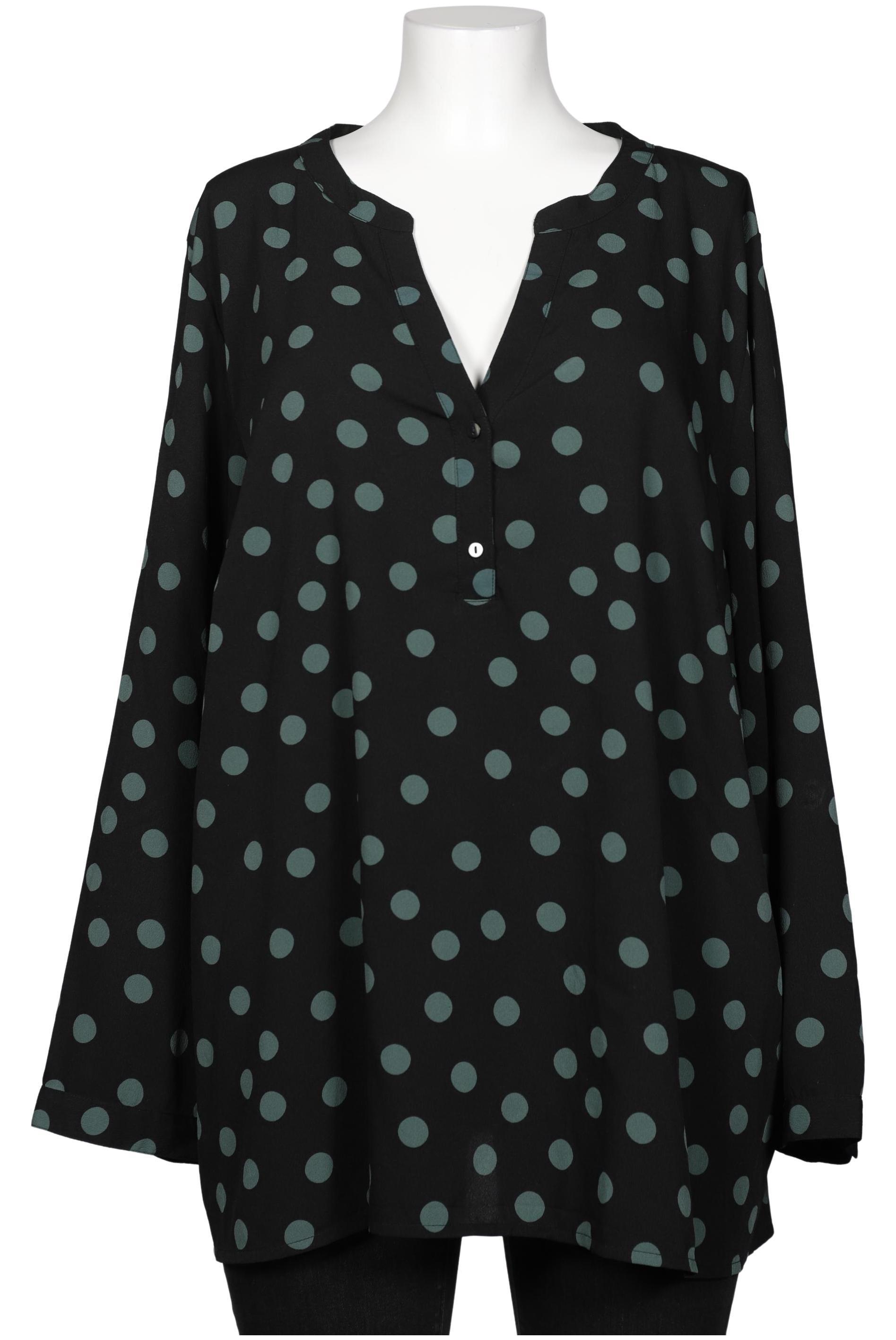 

Zizzi Damen Bluse, schwarz, Gr. 46