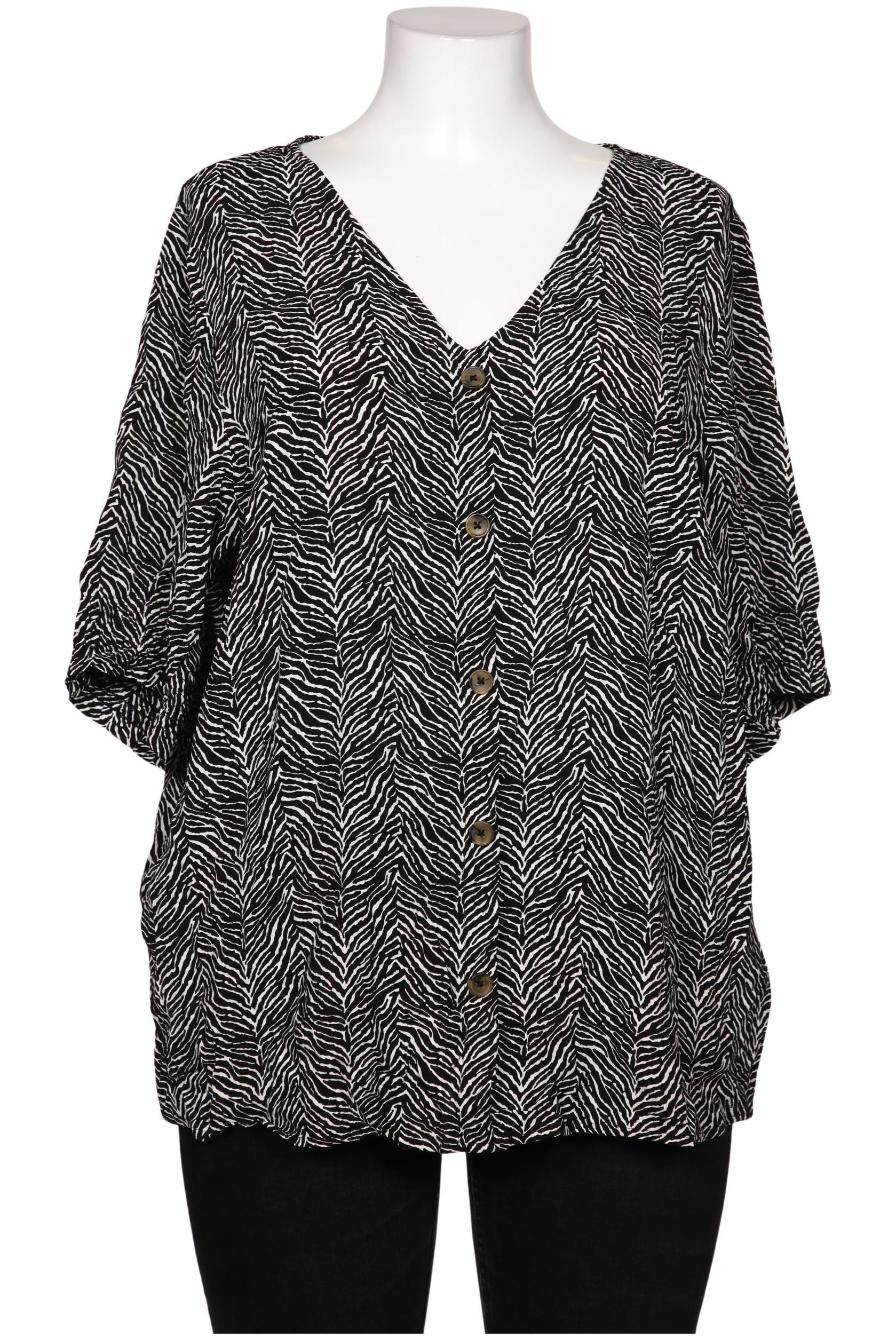 

Zizzi Damen Bluse, schwarz, Gr. 42